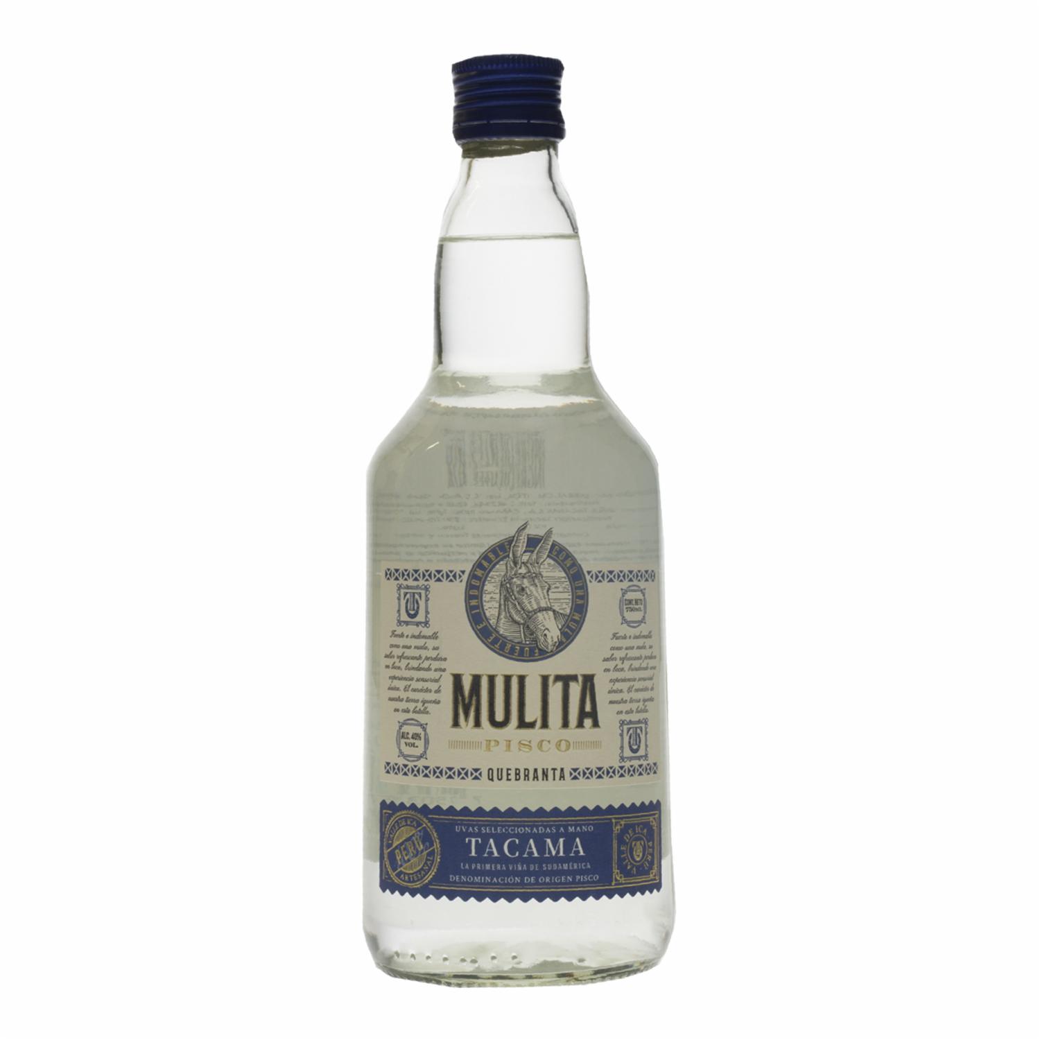 Pisco Quebranta Mulita 750 Ml