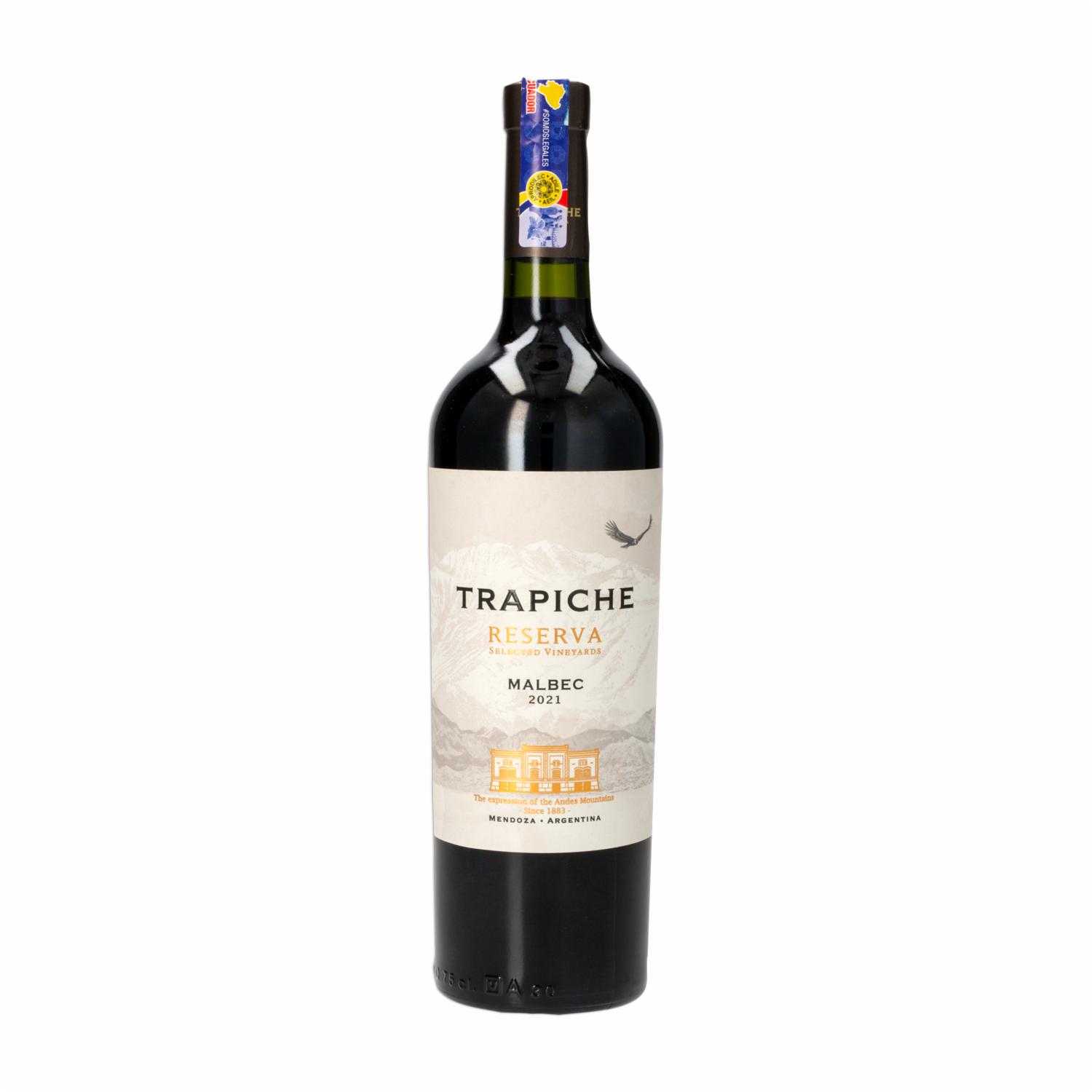 Vino Tinto Malbec TRAPICHE 750 Ml