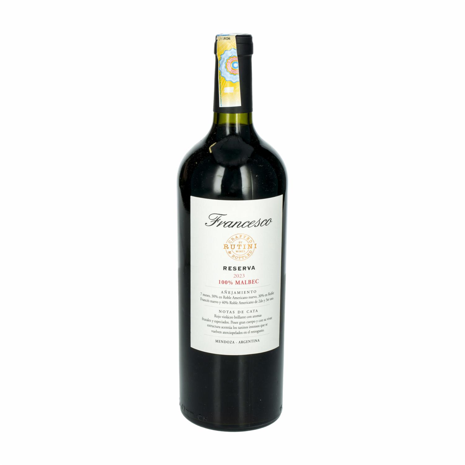 Vino Tinto Reserva Malbec Francesco 750 Ml
