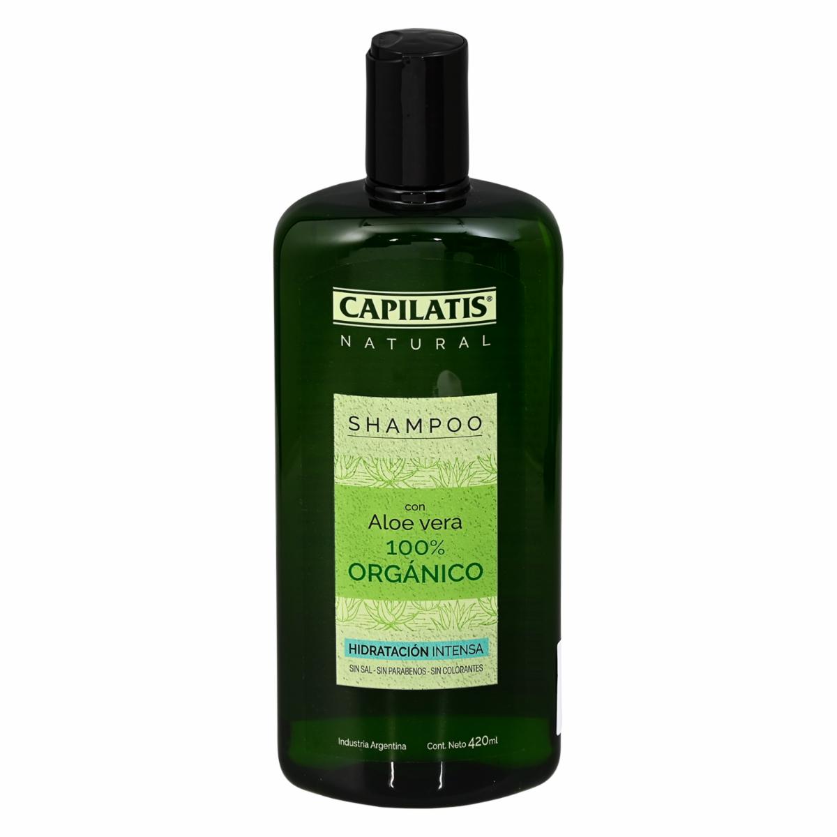 Shampoo De Cabello Aloe Vera Orgánico CAPILATIS 420 Ml