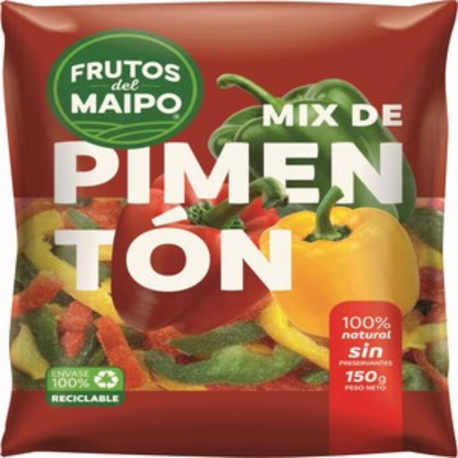 Mix Pimentones Congelados FRUTOS DEL MAIPO 150 g
