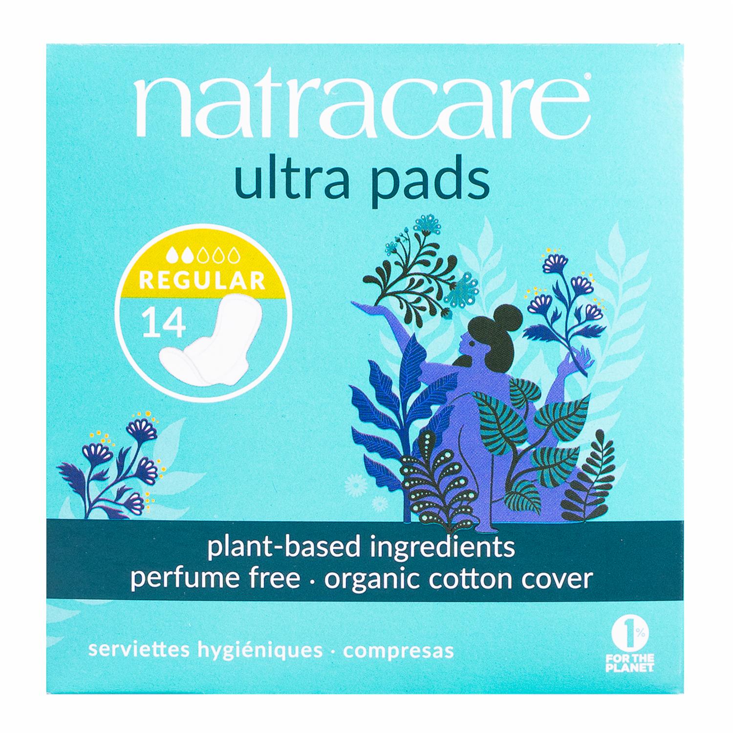 Toallas Sanitarias Regular Con Alas NATRACARE X 14 Uds