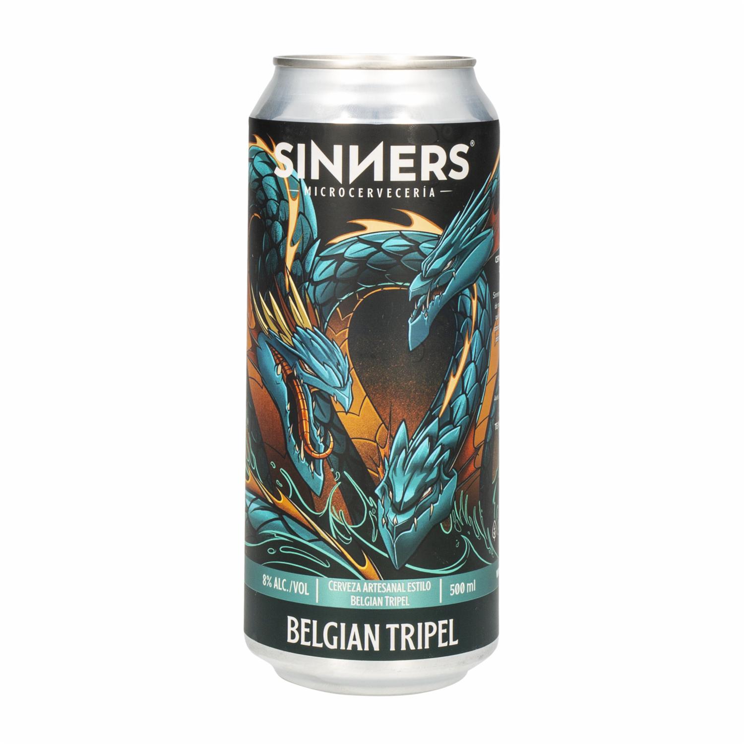 Cerveza Artesanal Belgian Tripel SINNERS 500 Ml