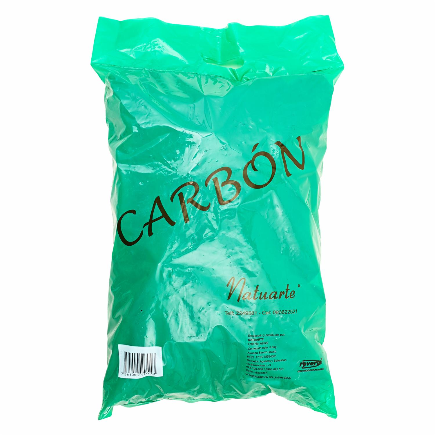 Carbón Empacado NATUARTE 3.5 Kg