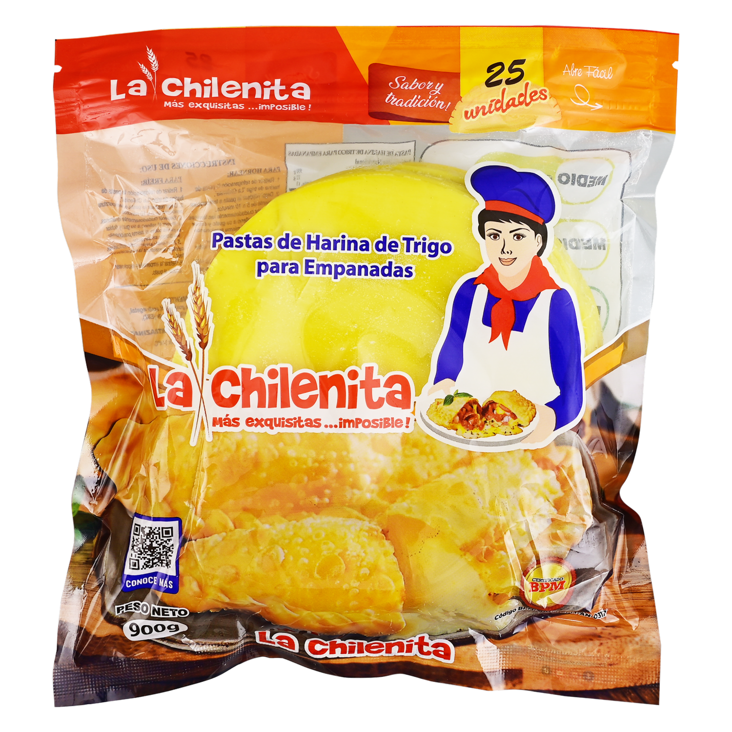 Masa Harina Para Empanadas LA CHILENITA 900 G