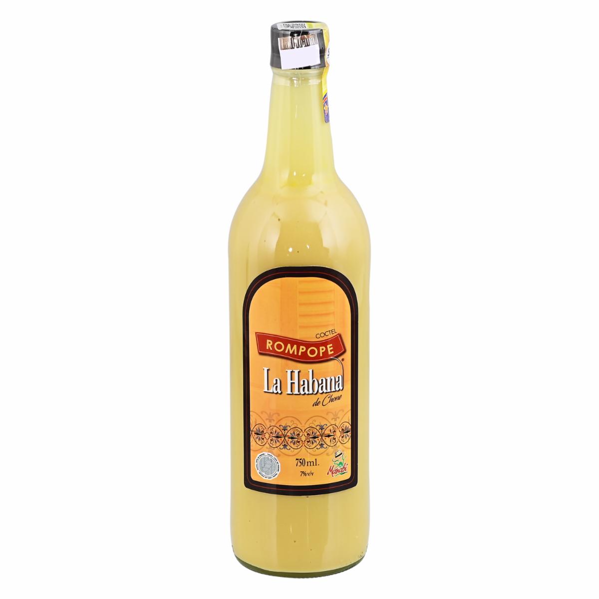 Rompope Crema De Licor LA HABANA Botella