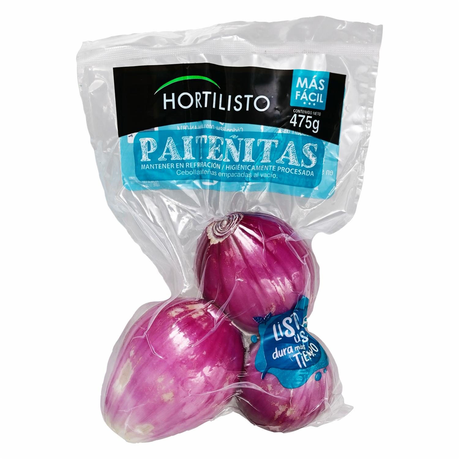 Cebollas Paiteñitas Premium HORTILISTO 475 g
