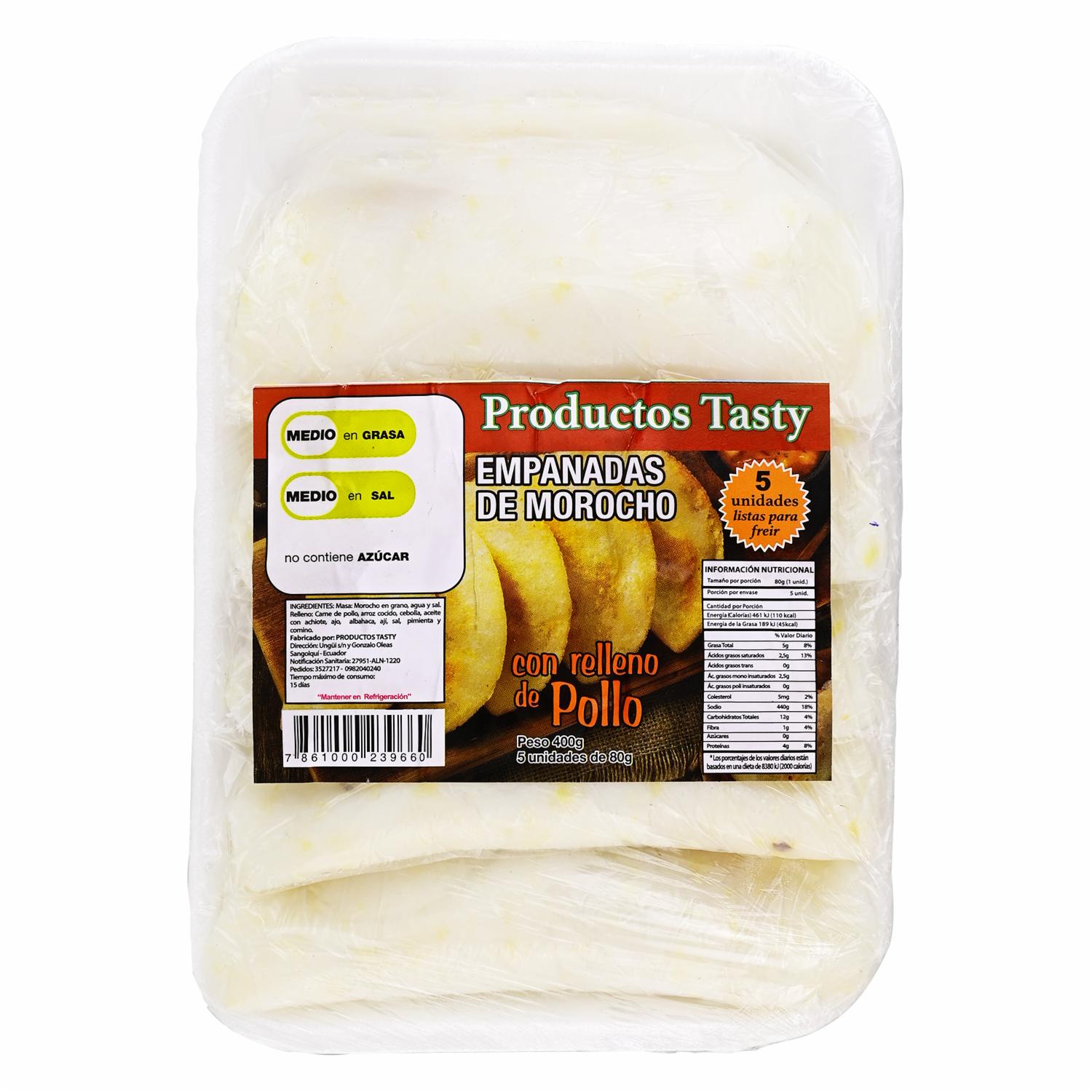 Empanadas De Morocho Con Relleno De Pollo LAS DE MOROCHO 400  G