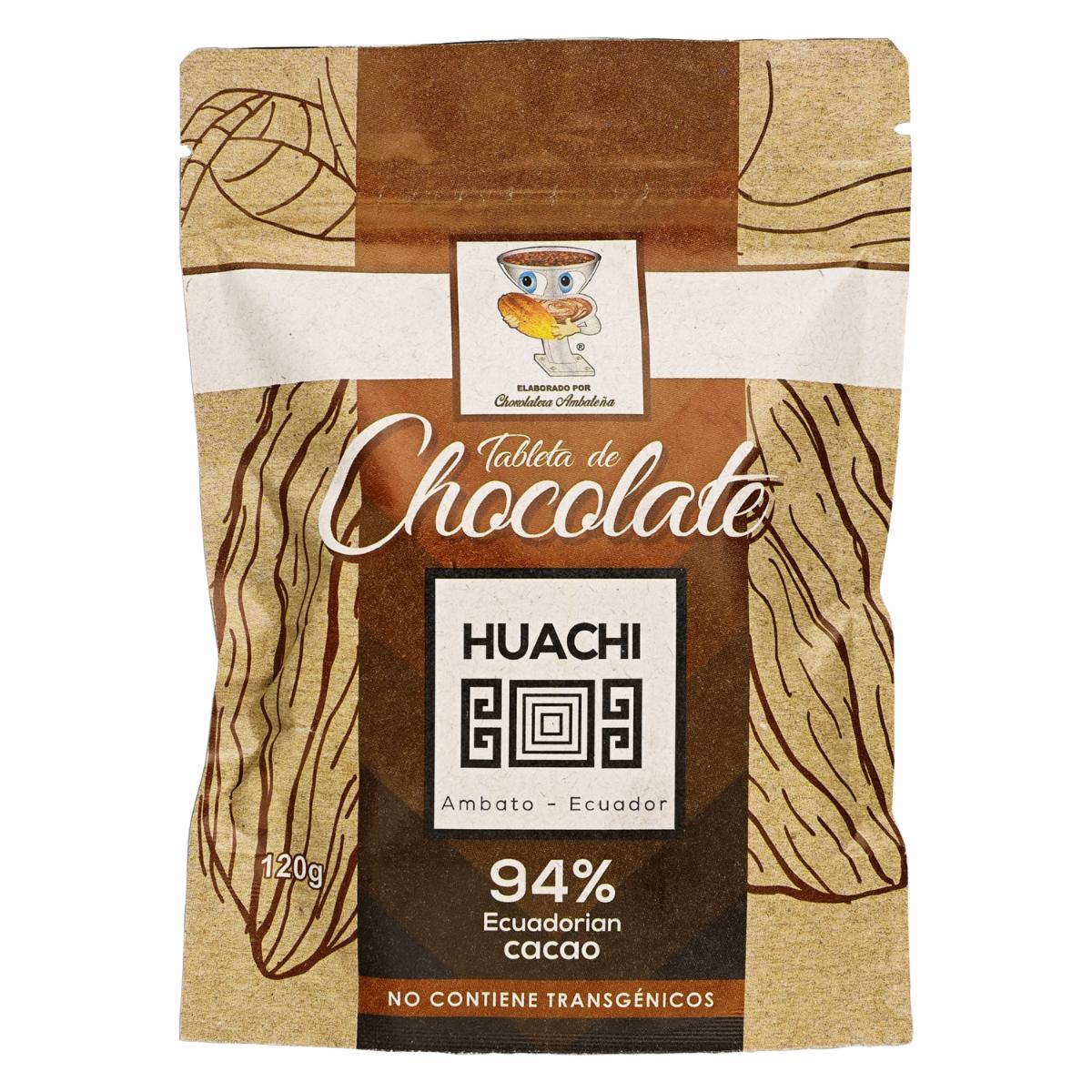 Chocolate Tradicional En Tableta AMBATEÑO 120 G