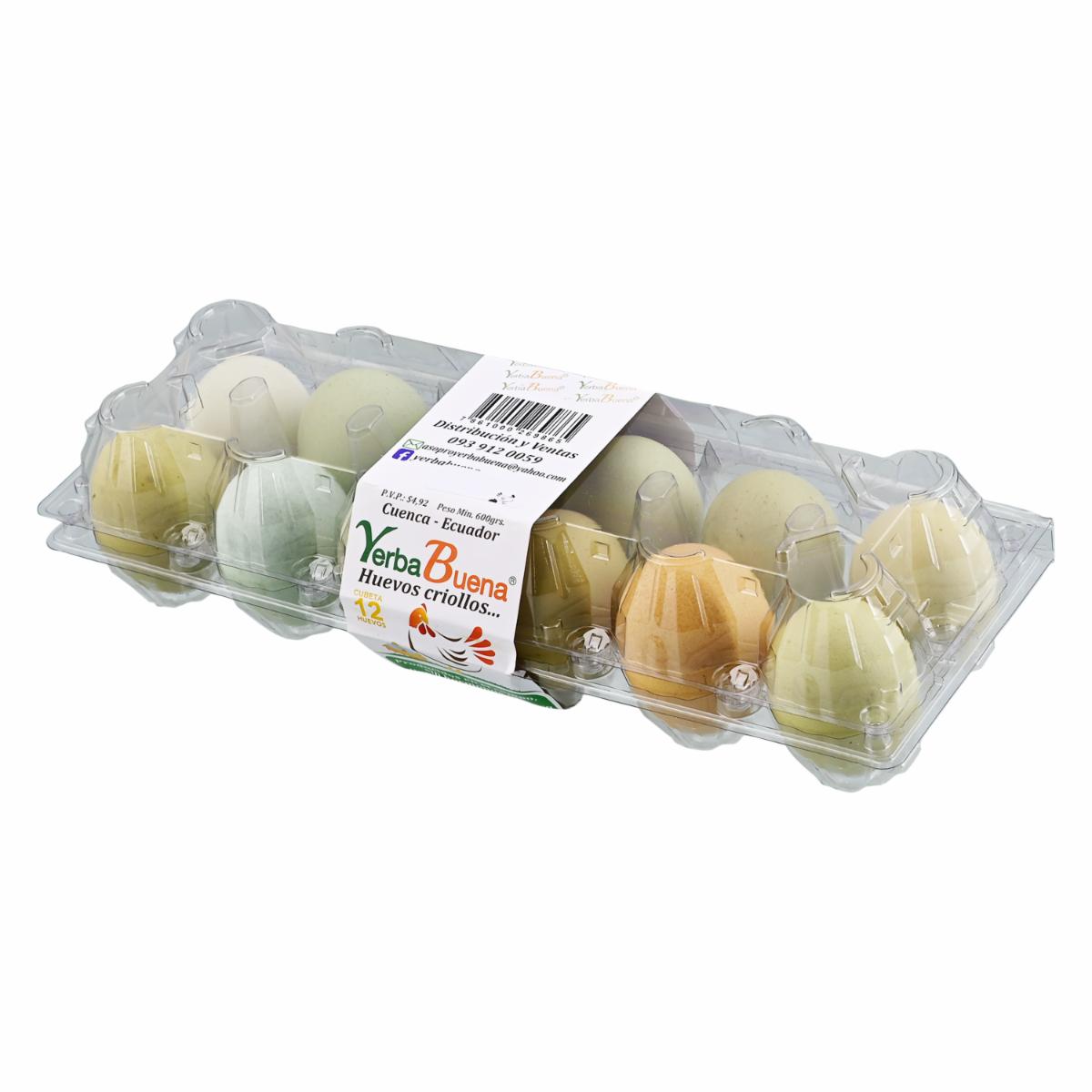 Huevos Criollos YERBA BUENA X 12 Uds