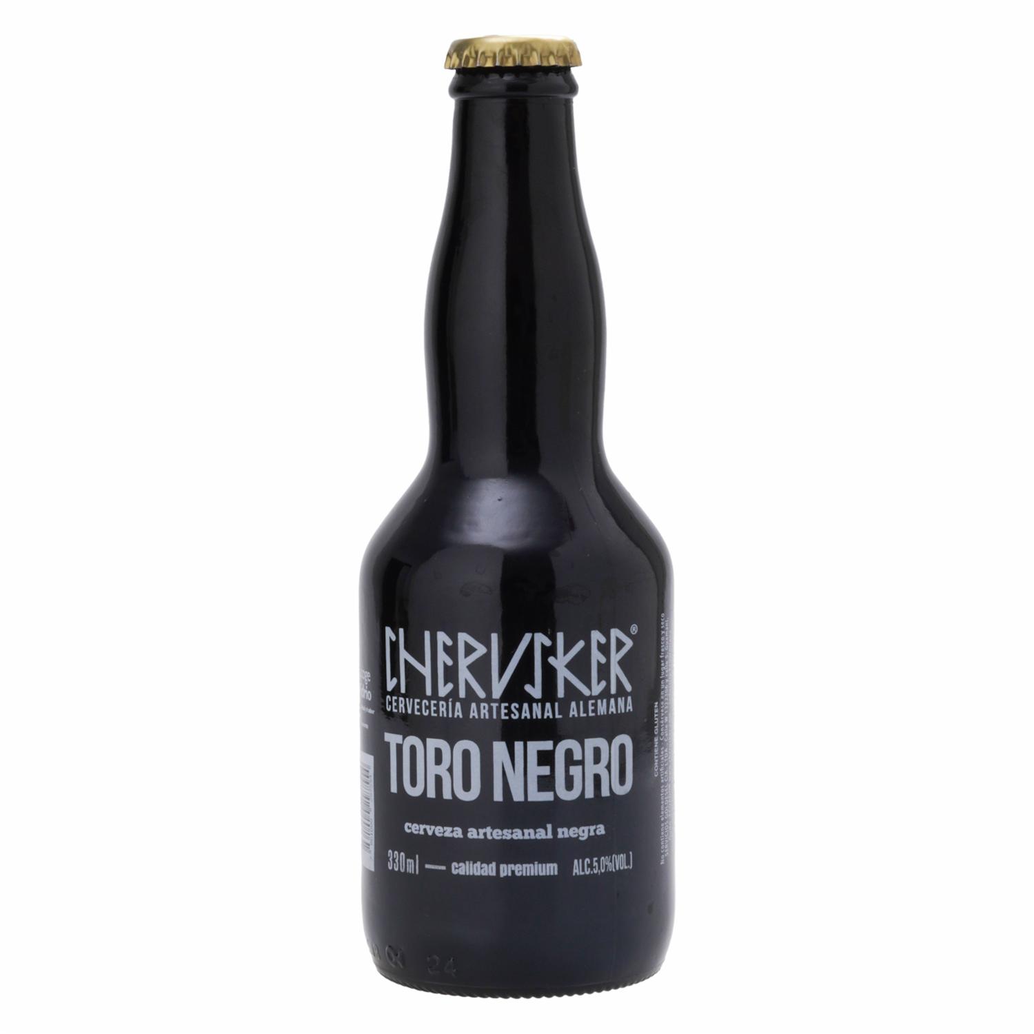 Cerveza Artesanal Toro Negro CHERUSKER 330 Ml
