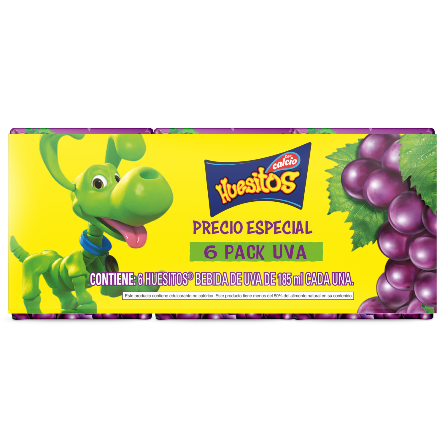 Jugo Sabor A Uva HUESITOS 6 X 185 Ml
