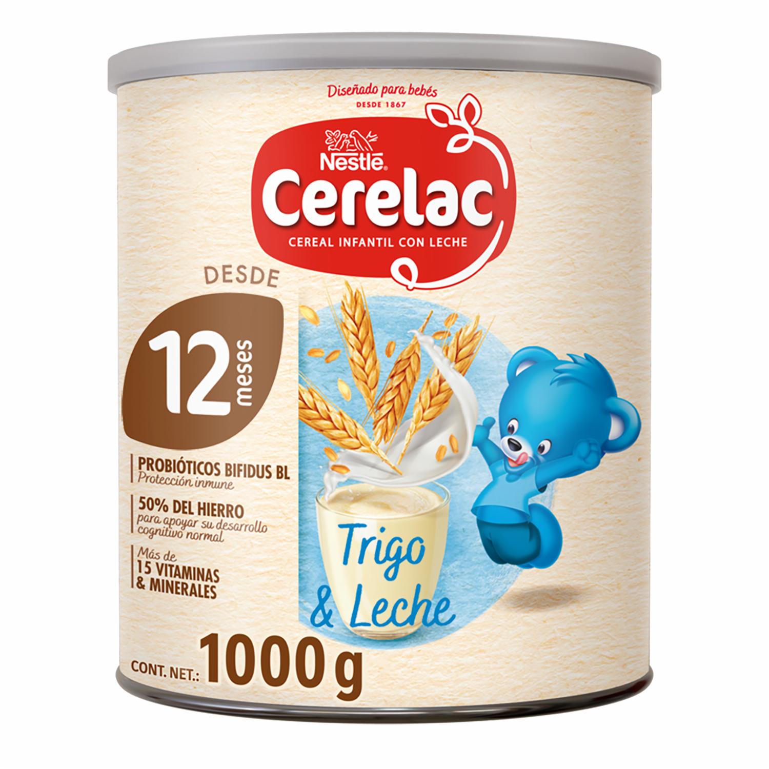 Cereal Infantil De Trigo Con Leche +12M + Vasito Coleccionable Didáctico CERELAC 1000 G