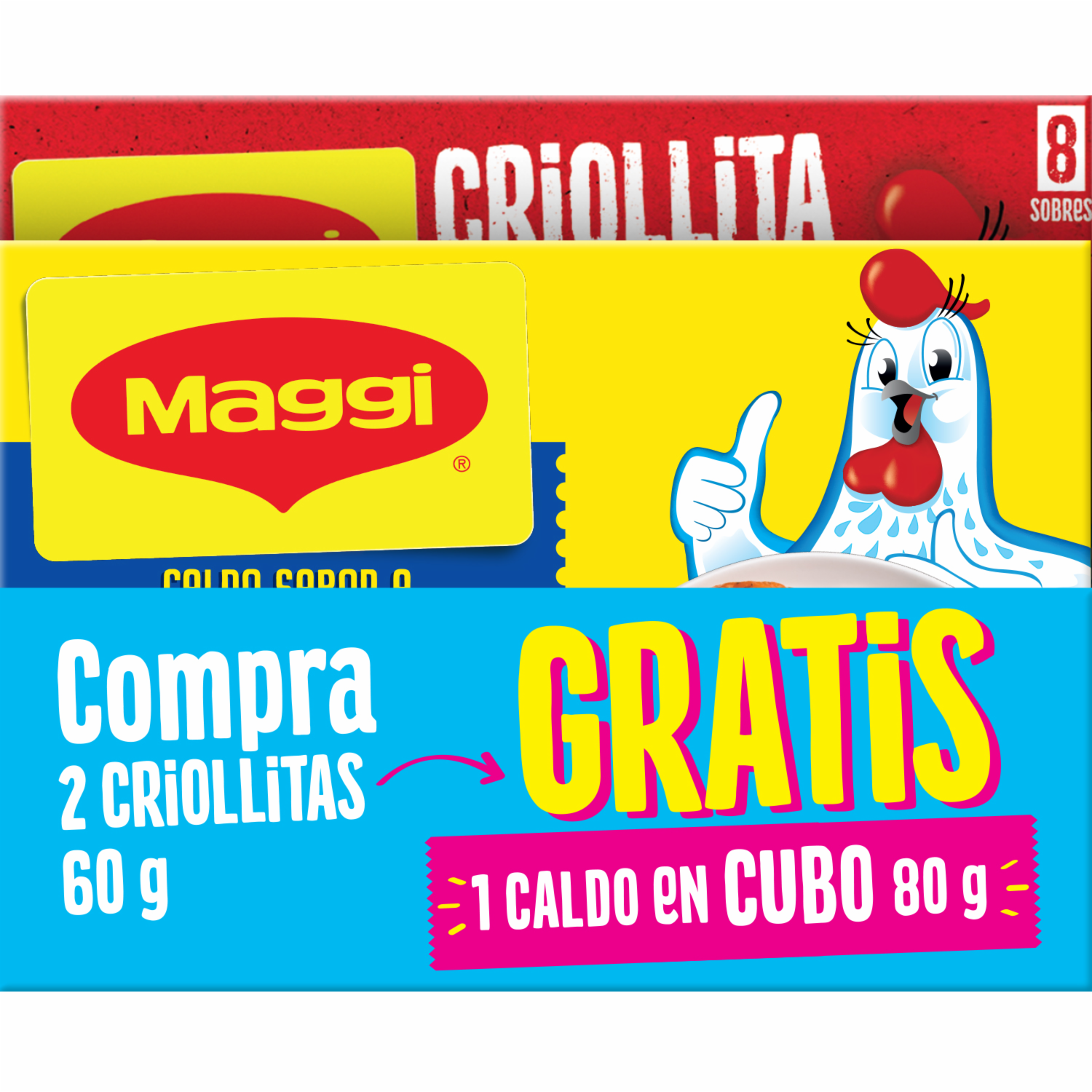 Caldo De Gallina En Cubo CRIOLLITA 120 G