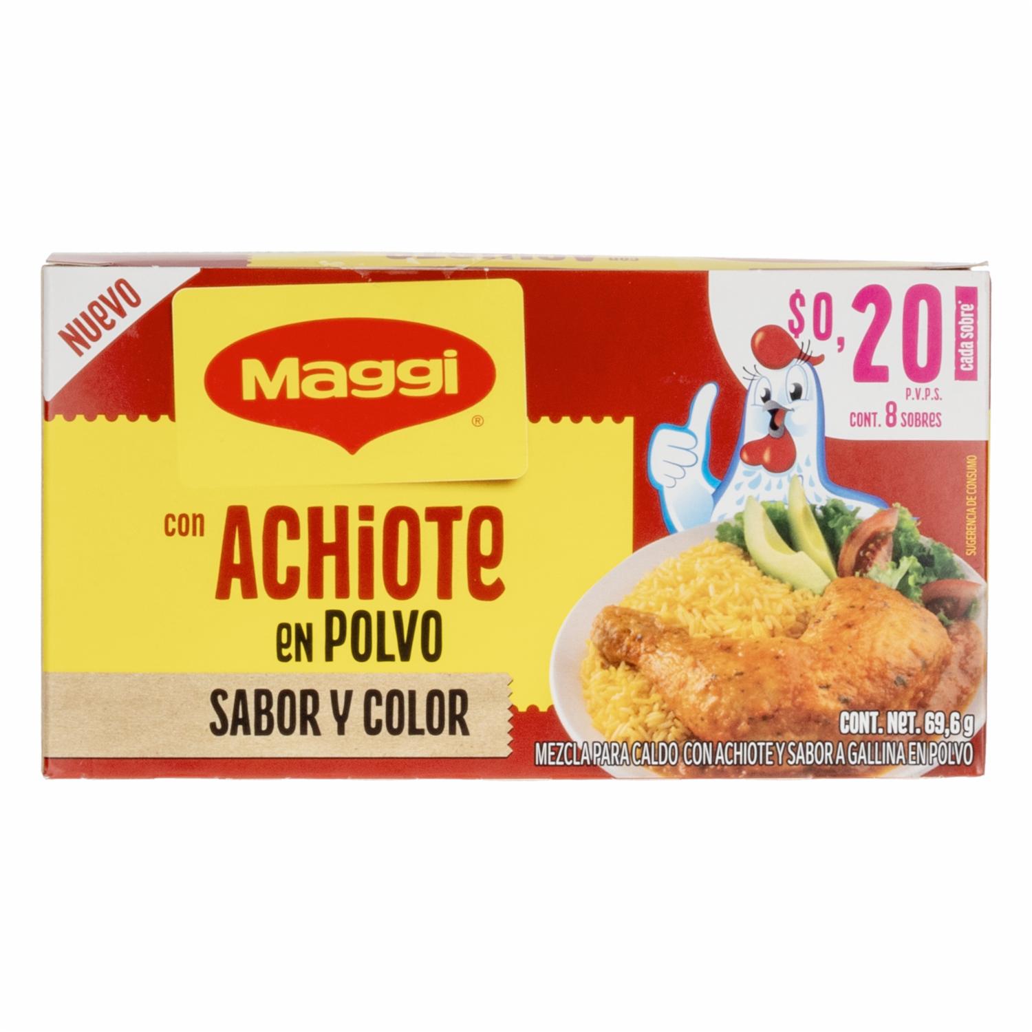 Caldo De Gallina Con Achiote En Polvo MAGGI 69.60 G