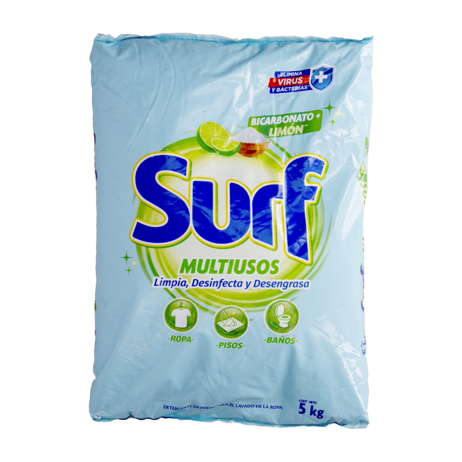 Detergente En Polvo Multiusos SURF 5 Kg