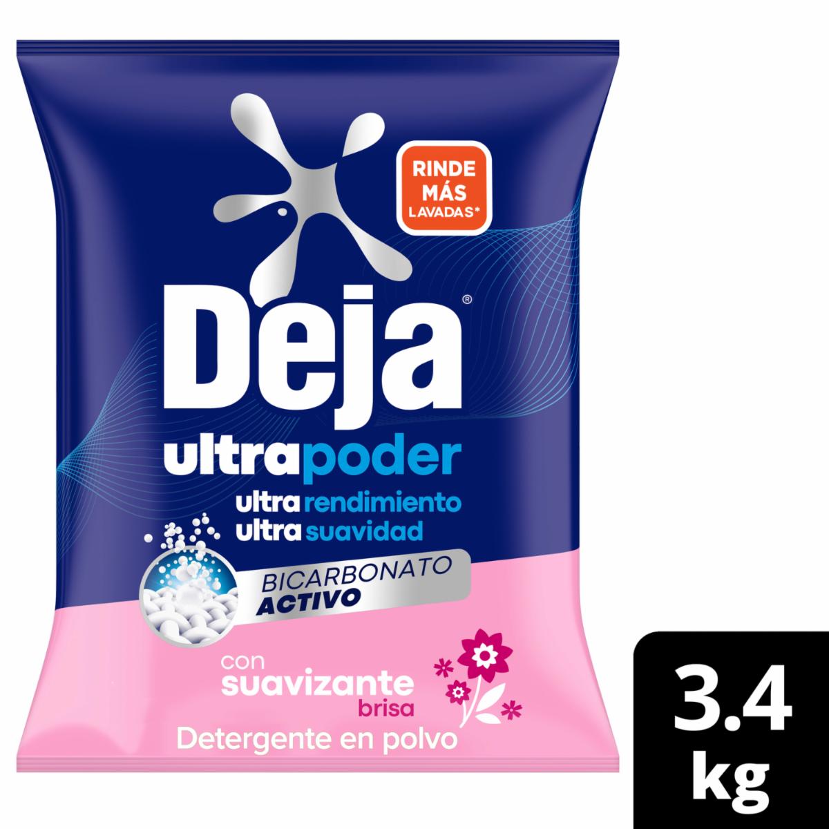 Detergente En Polvo Toque Suavizante Primavera DEJA 3,40 Kg