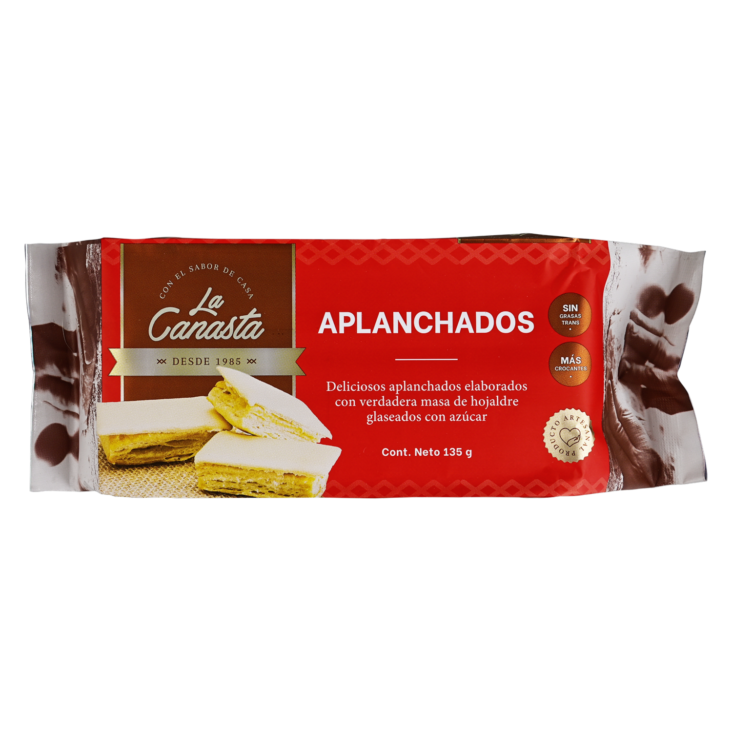 Aplanchados Glaseados Con Azúcar LA CANASTA 135 G