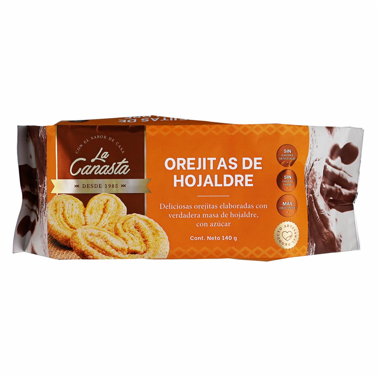 Orejas De Hojaldre LA CANASTA 140  G