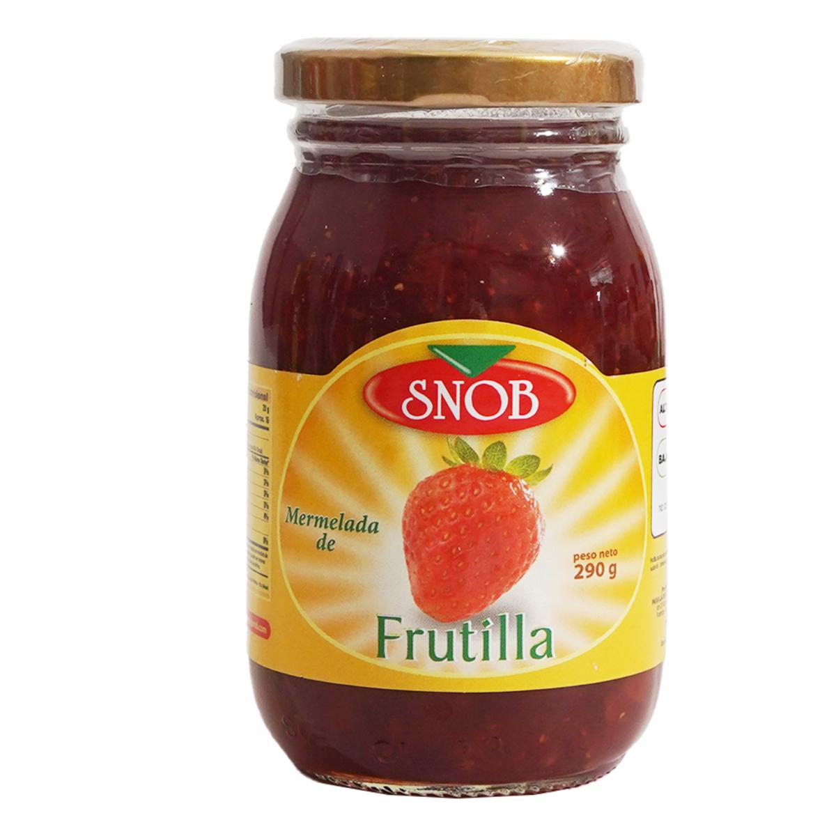Mermelada De Frutilla SNOB 290 G
