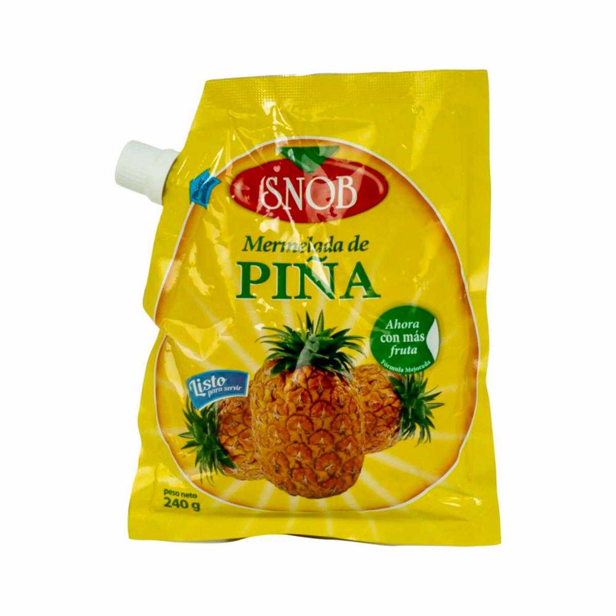Mermelada Piña Sachet SNOB 240 g