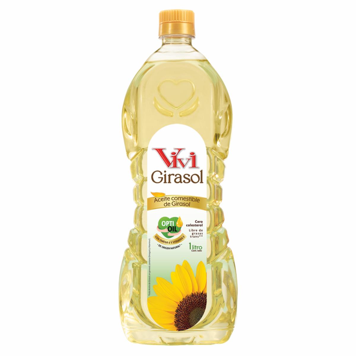 Aceite Comestible De Girasol VIVI 1000 Ml