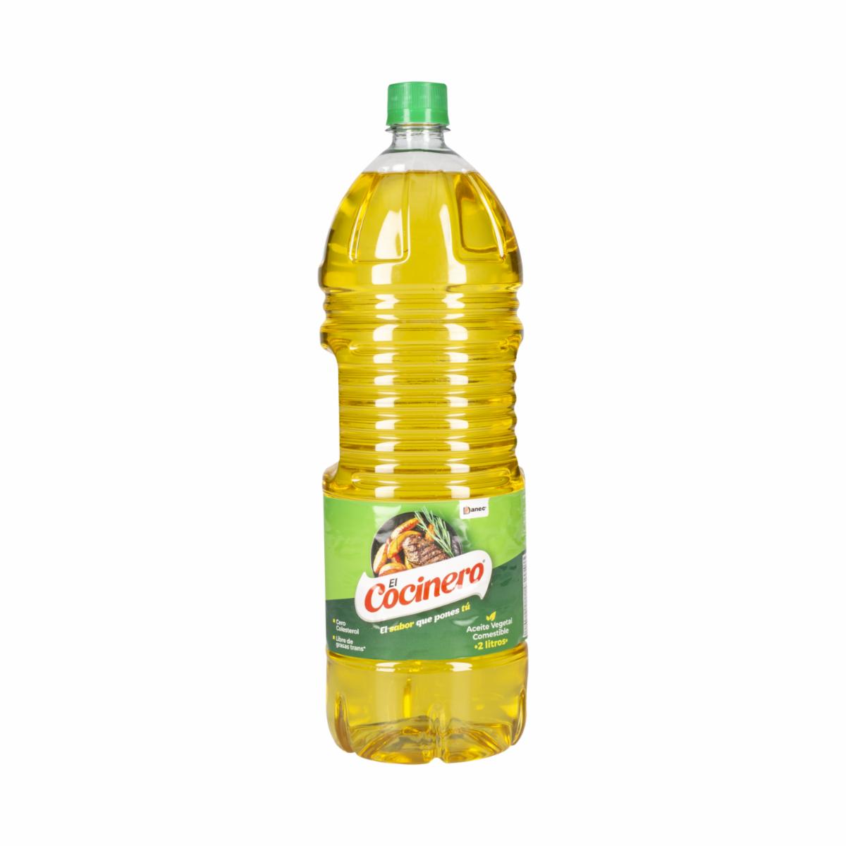Aceite Comestible Vegetal EL COCINERO 2000 Ml