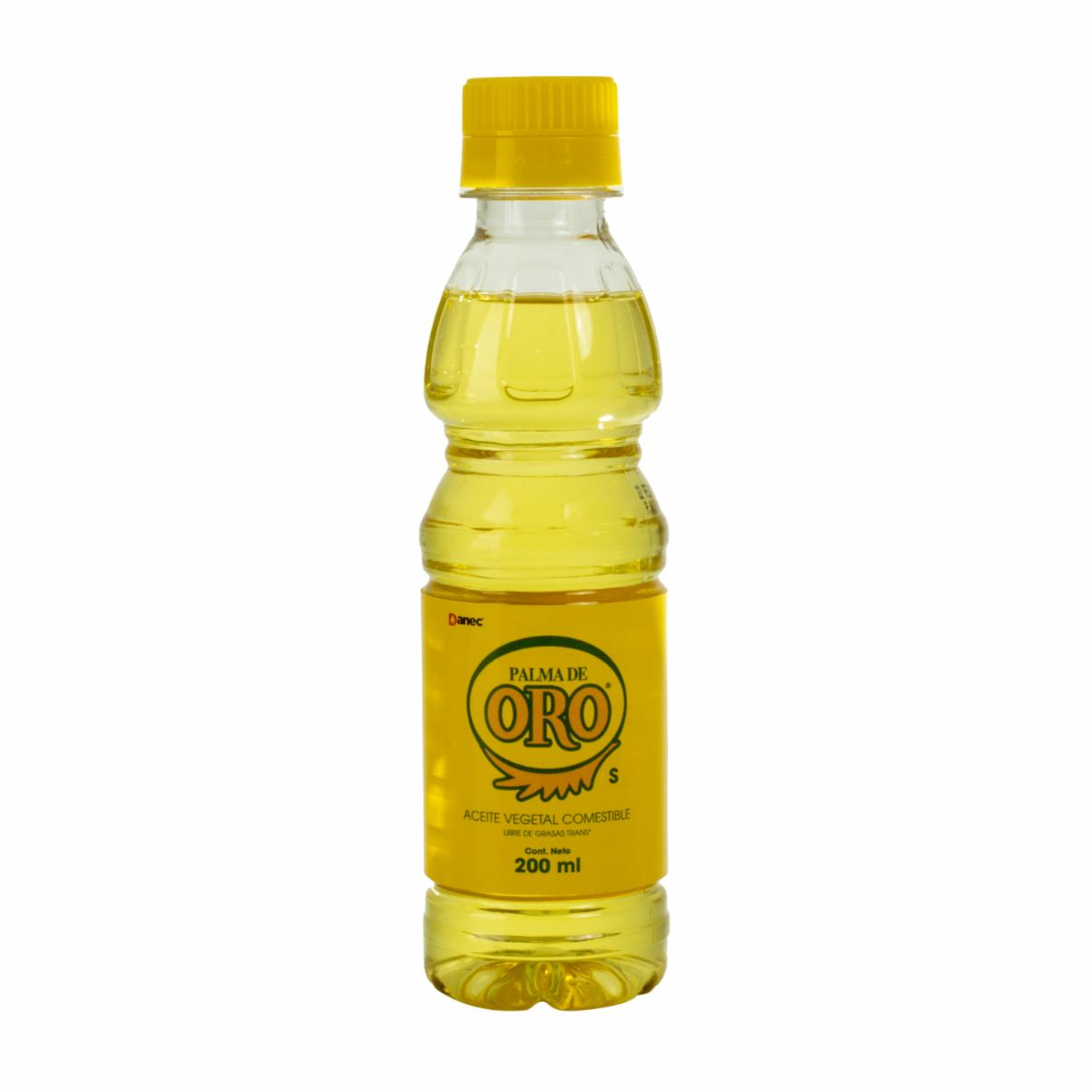Aceite Vegetal comestible PALMA DE ORO 200 ml