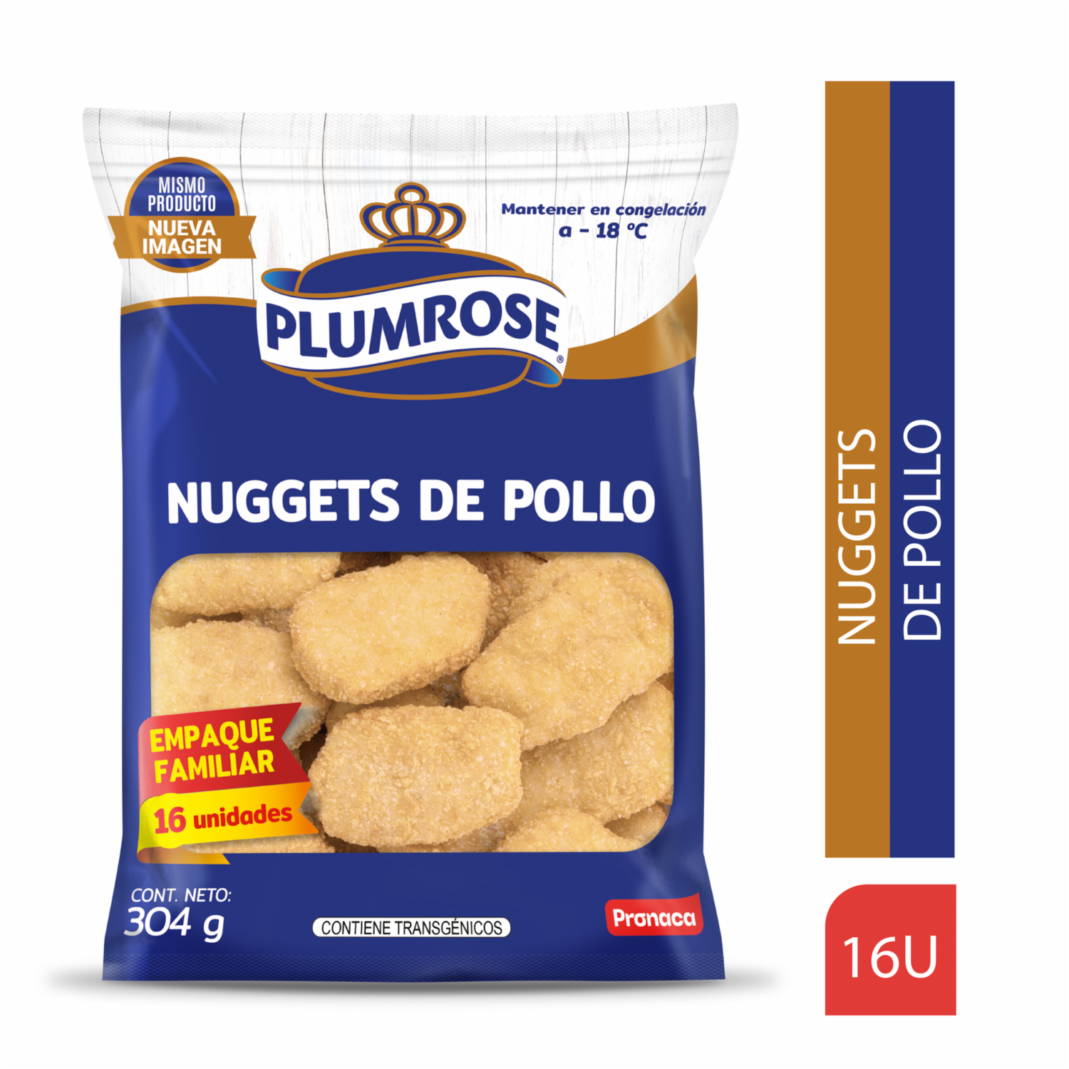 Nuggets De Pollo Línea Diaria PLUMROSE 304 G