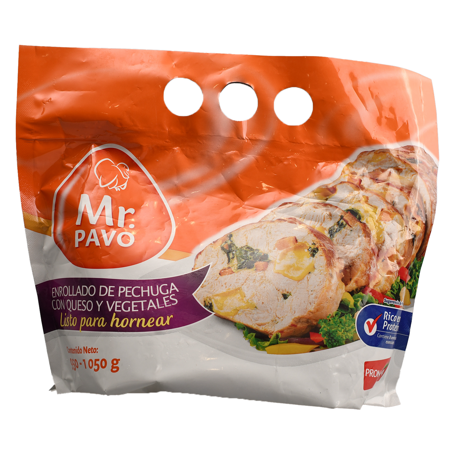 Enrollado De Pechuga Queso Y Vegetales MR. PAVO 950 A 1050 G