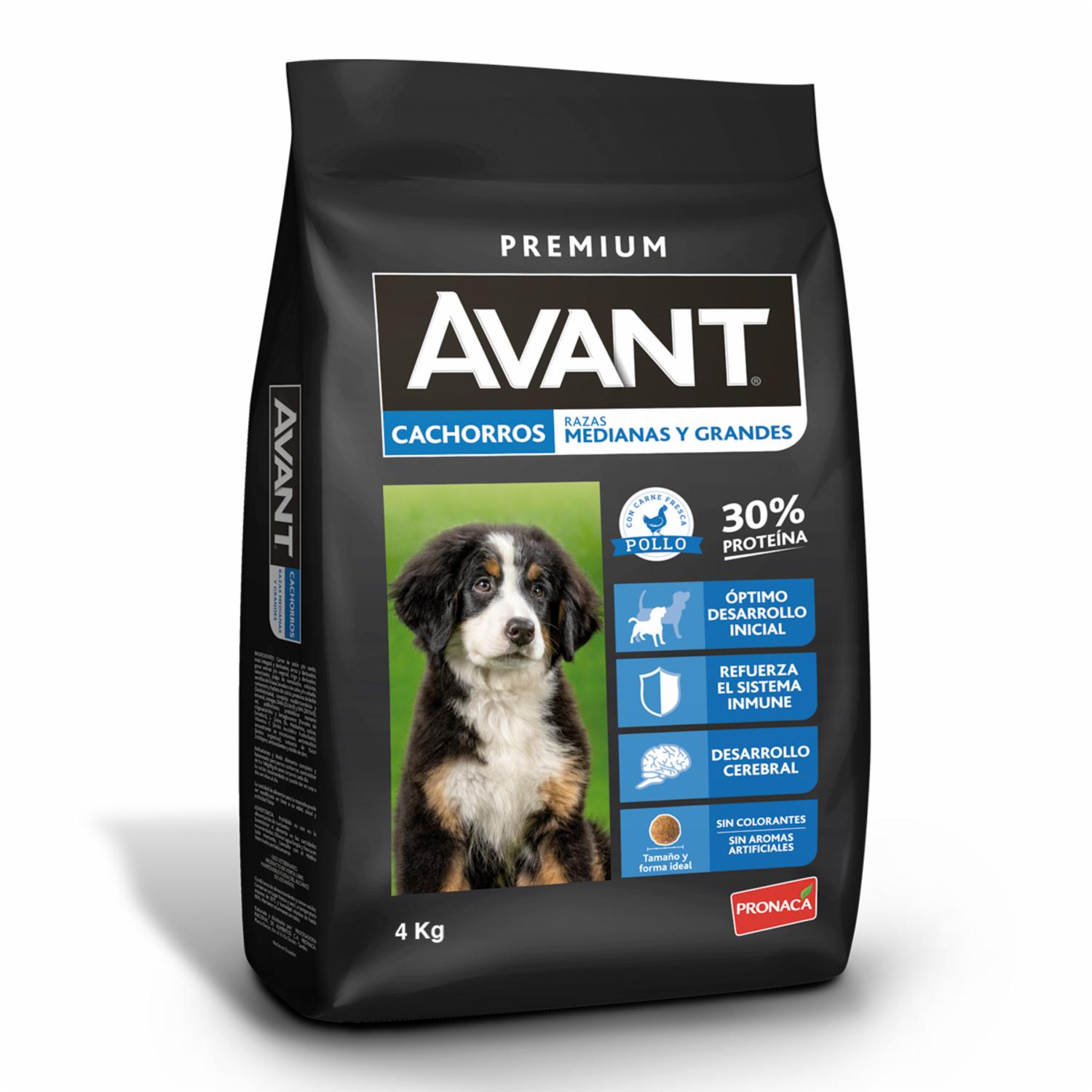 Alimento Para Perros Cachorro Razas Medianas Y Grandes AVANT 4 Kg