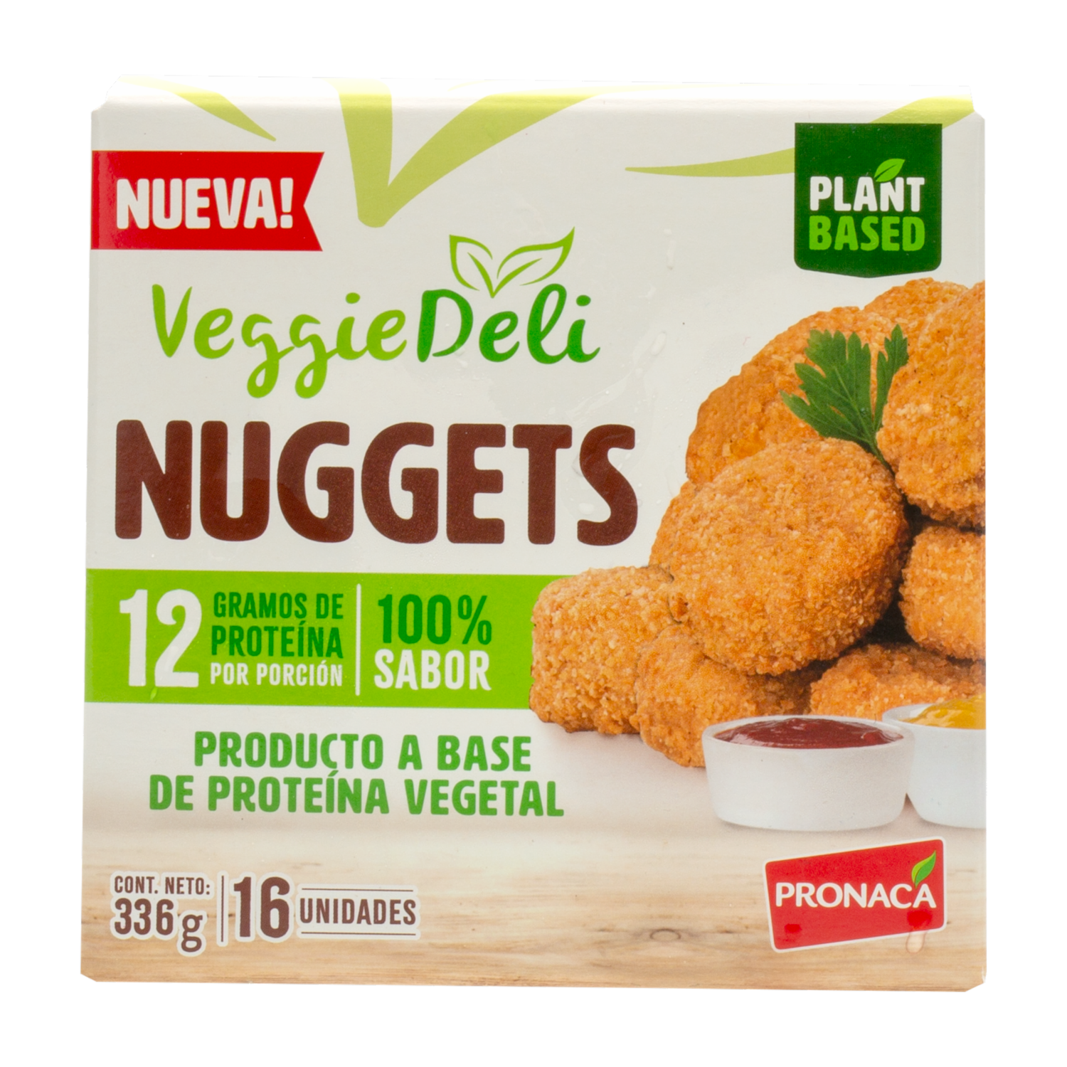Nuggets Congelados VEGGIE DELI 336 G