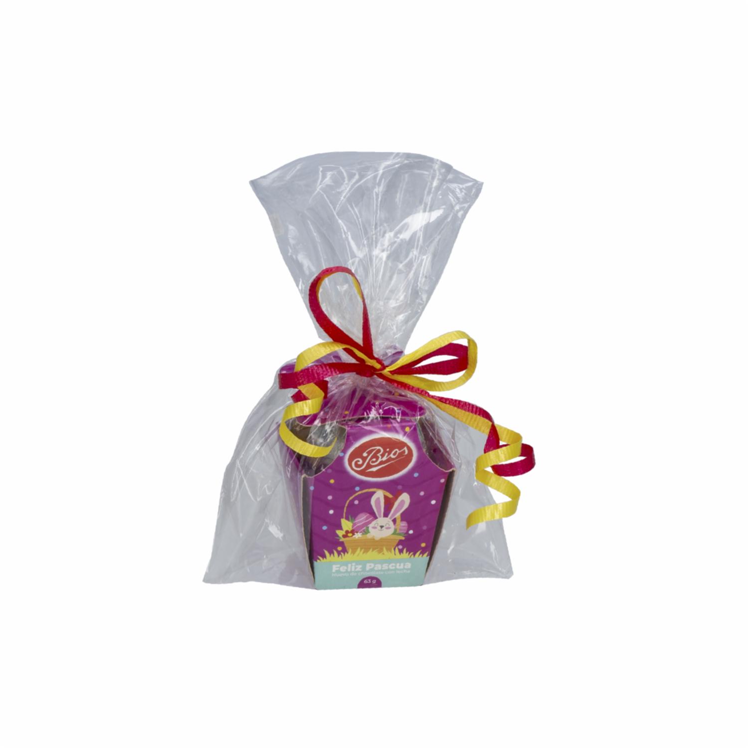 Huevo De Pascua De Chocolate Con Leche Canasta BIOS 63 G