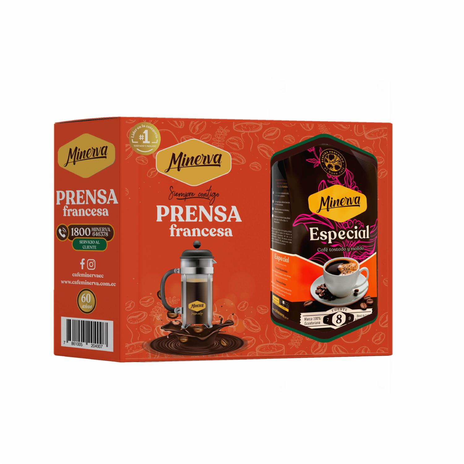 Prensa Francesa Pack Especial MINERVA 500 G