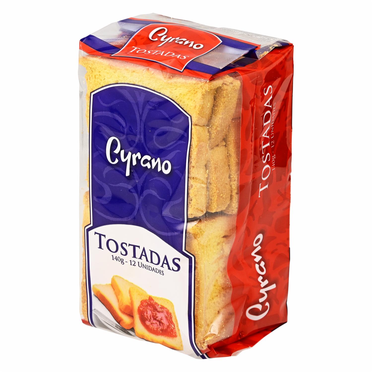 Tostadas Naturales X 12 Uds CYRANO 140 G