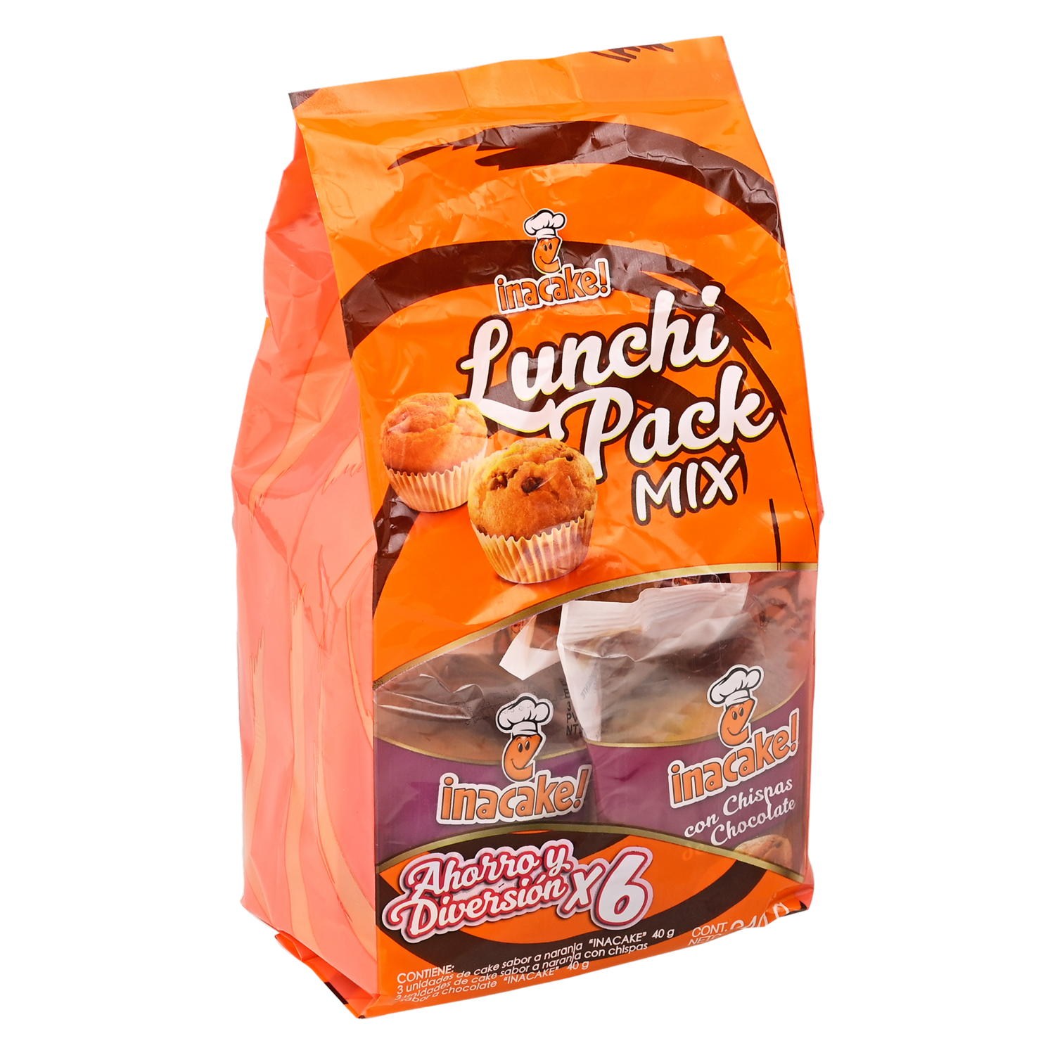 Lunchy Pack Mix x6 INACAKE! 240g