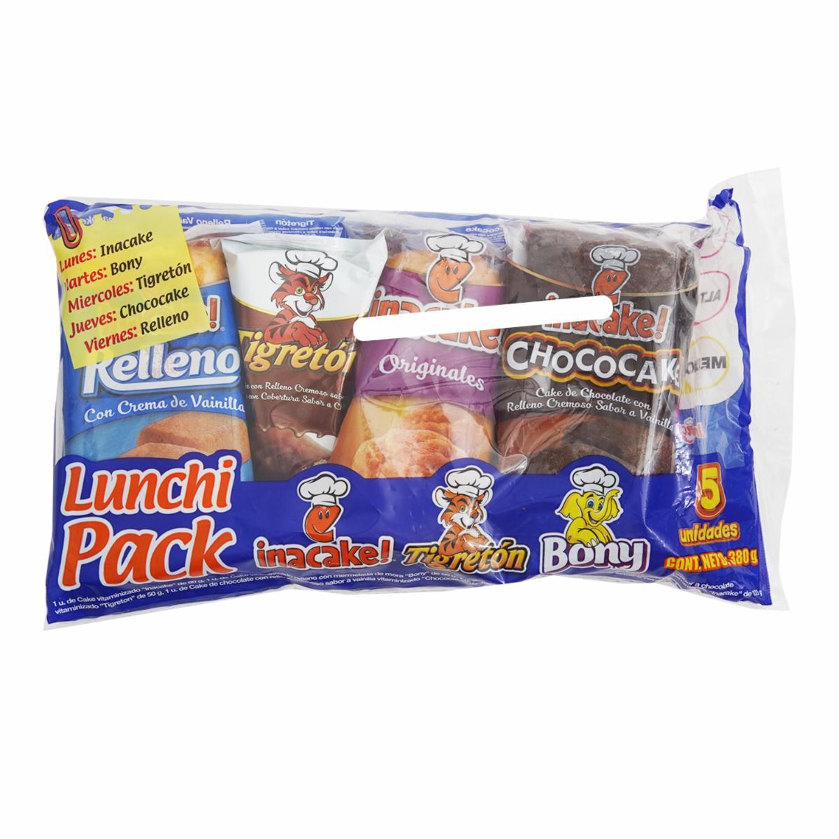 Poncake Pack Lunchi X5 INALECSA X 5