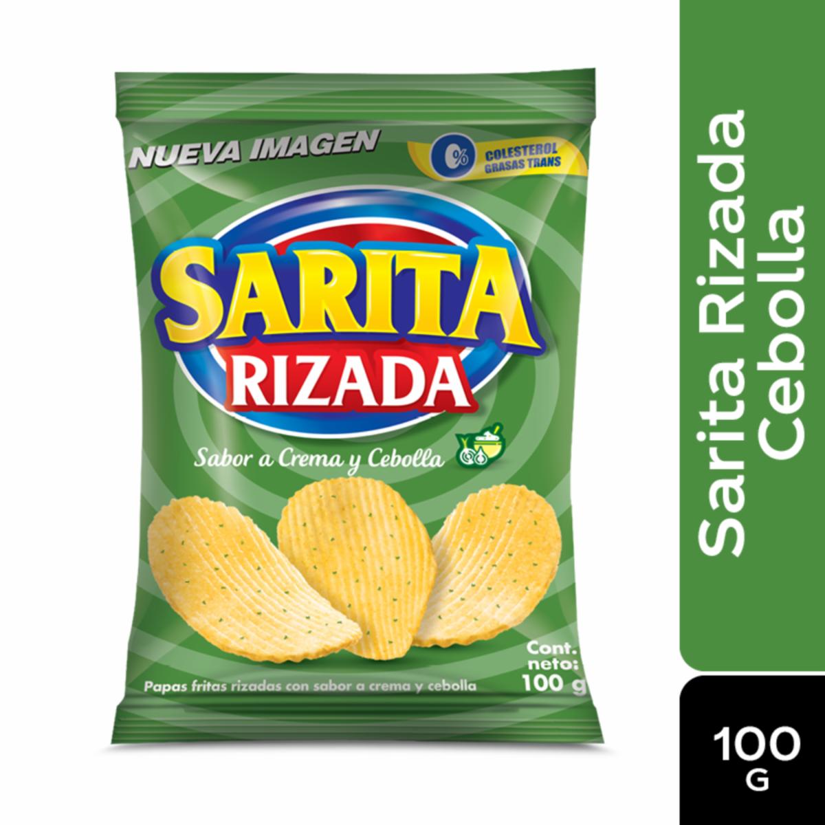 Papas Fritas Crema Y Cebolla SARITA 100 G