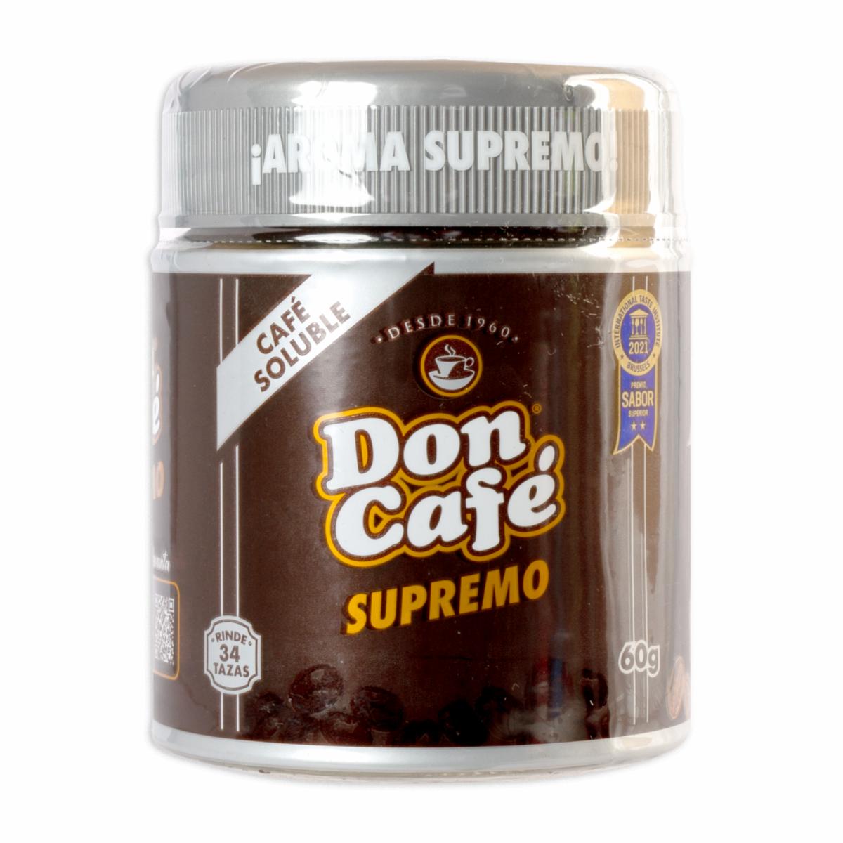Café Instantáneo Supremo DON CAFÉ 60 G