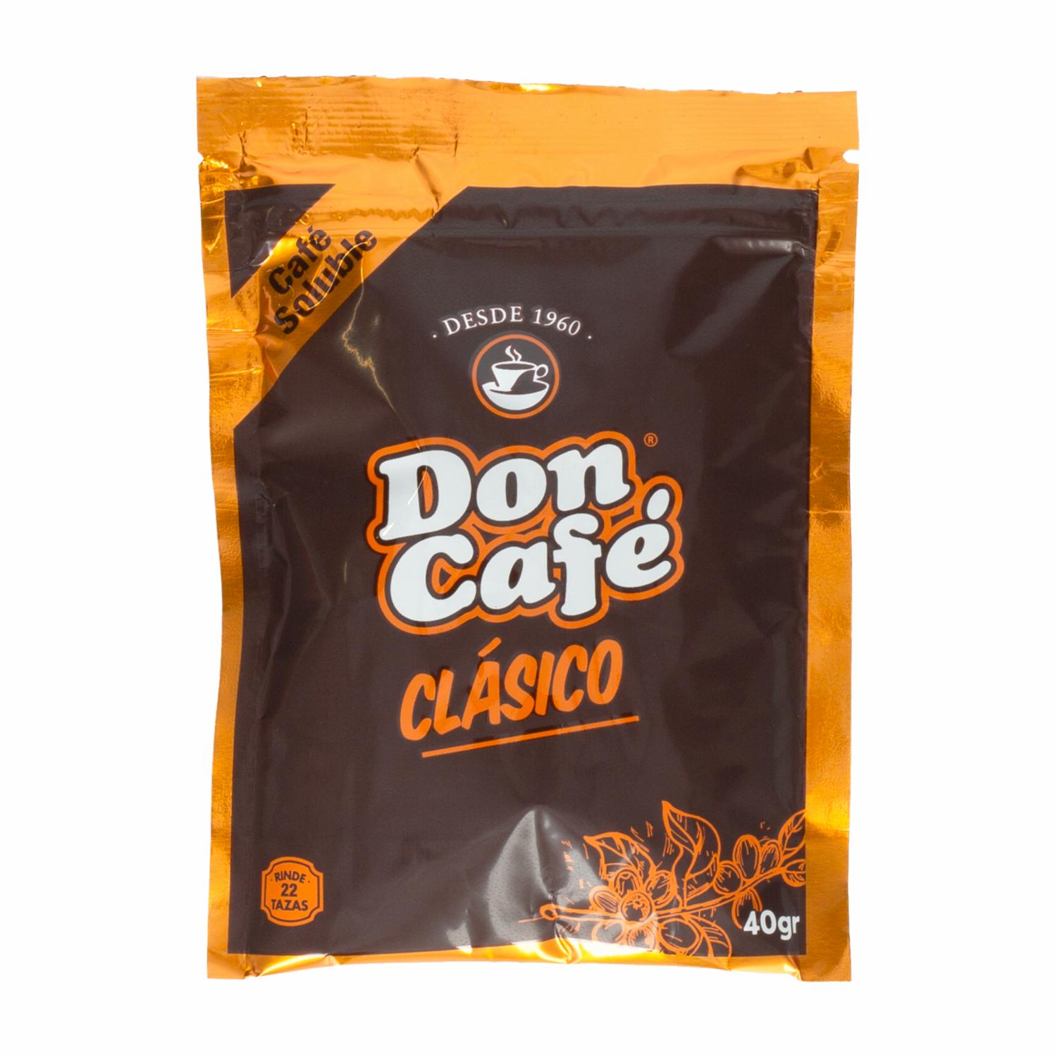 Café Instantáneo Clásico DON CAFÉ 40 G