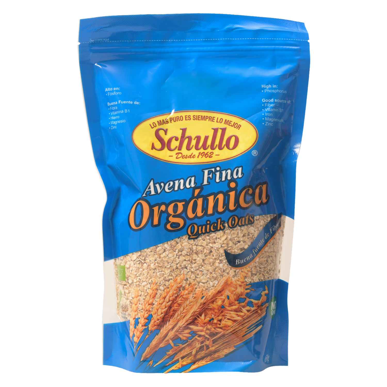 Avena En Hojuela Orgánica SCHULLO 650 G