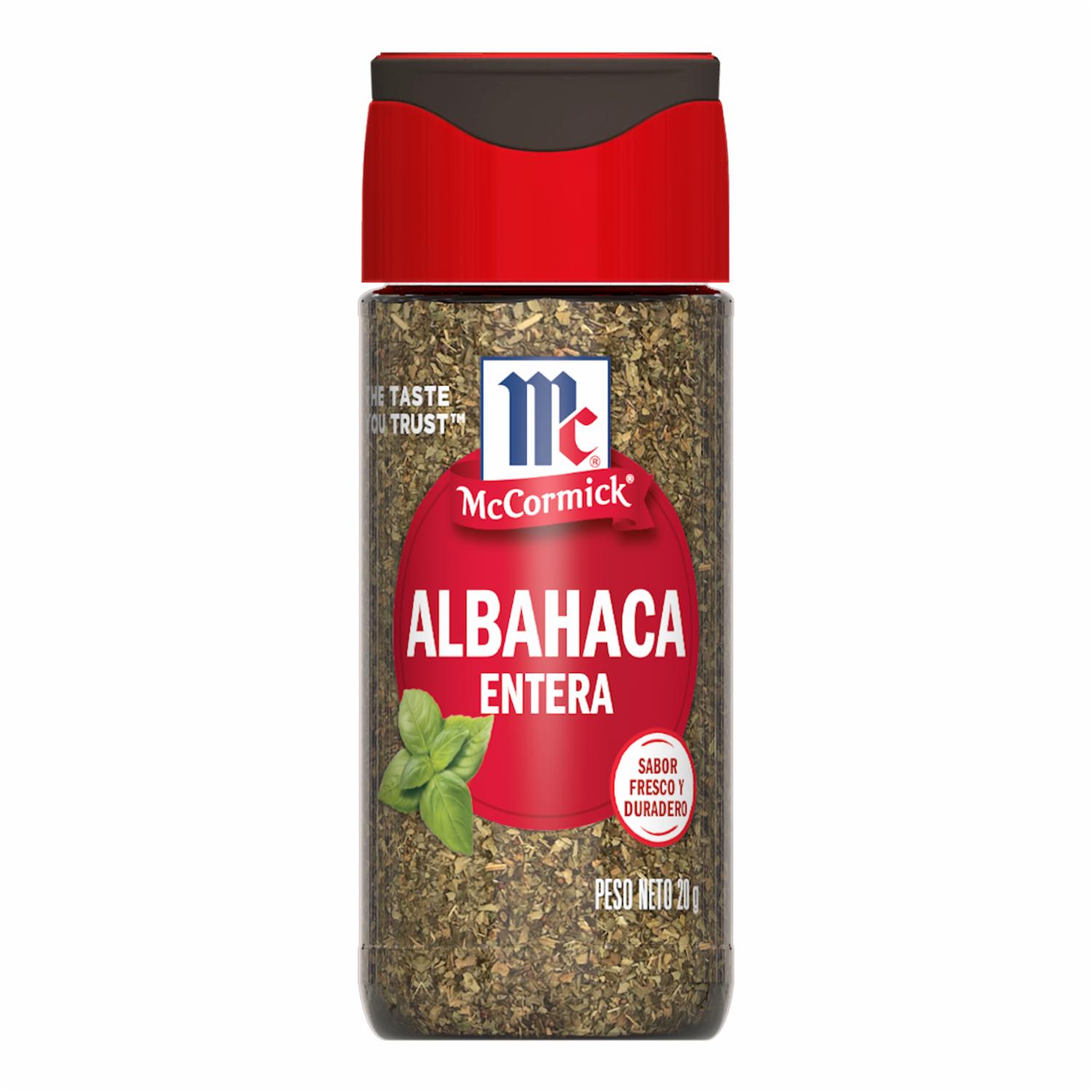 Albahaca Entera MCCORMICK 20 G