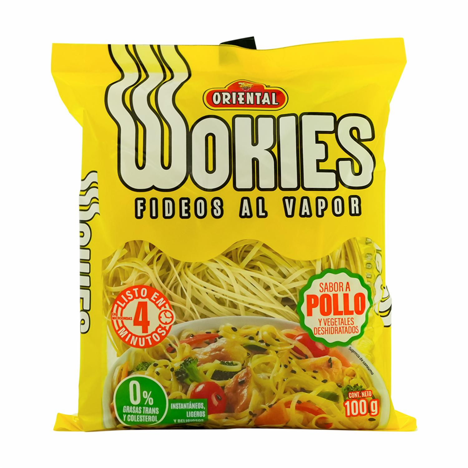 Fideos Instantáneos Al Vapor Sabor A Pollo WOKIES 100 G