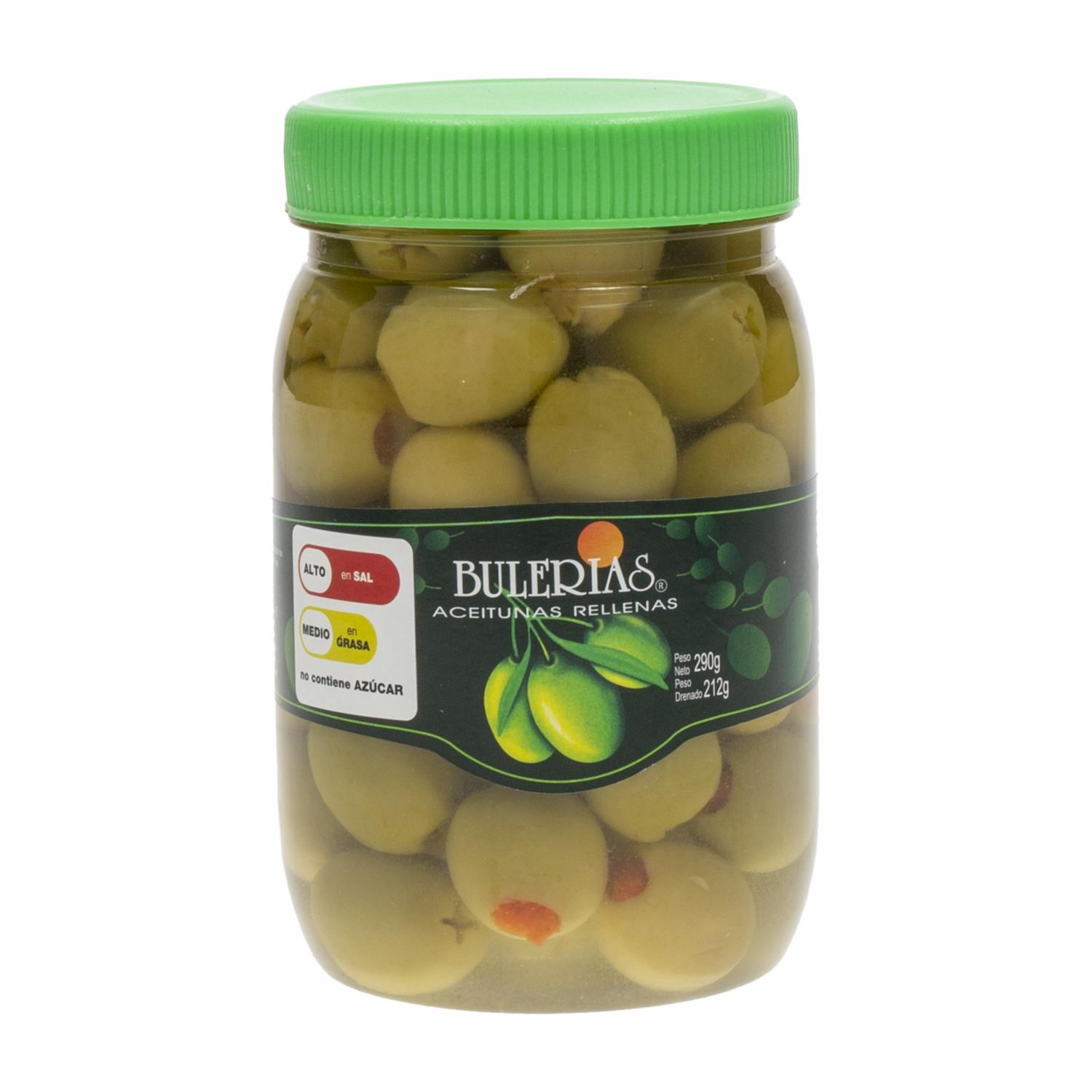 Aceitunas Con Pimiento En Conserva BULERIA 290 G