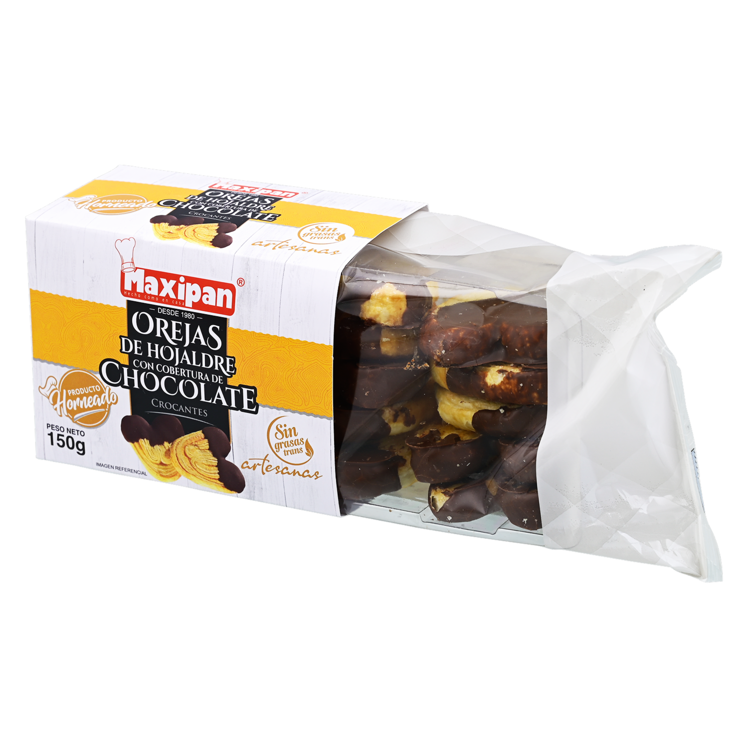Orejas De Chocolate Hojaldre MAXIPAN 150g