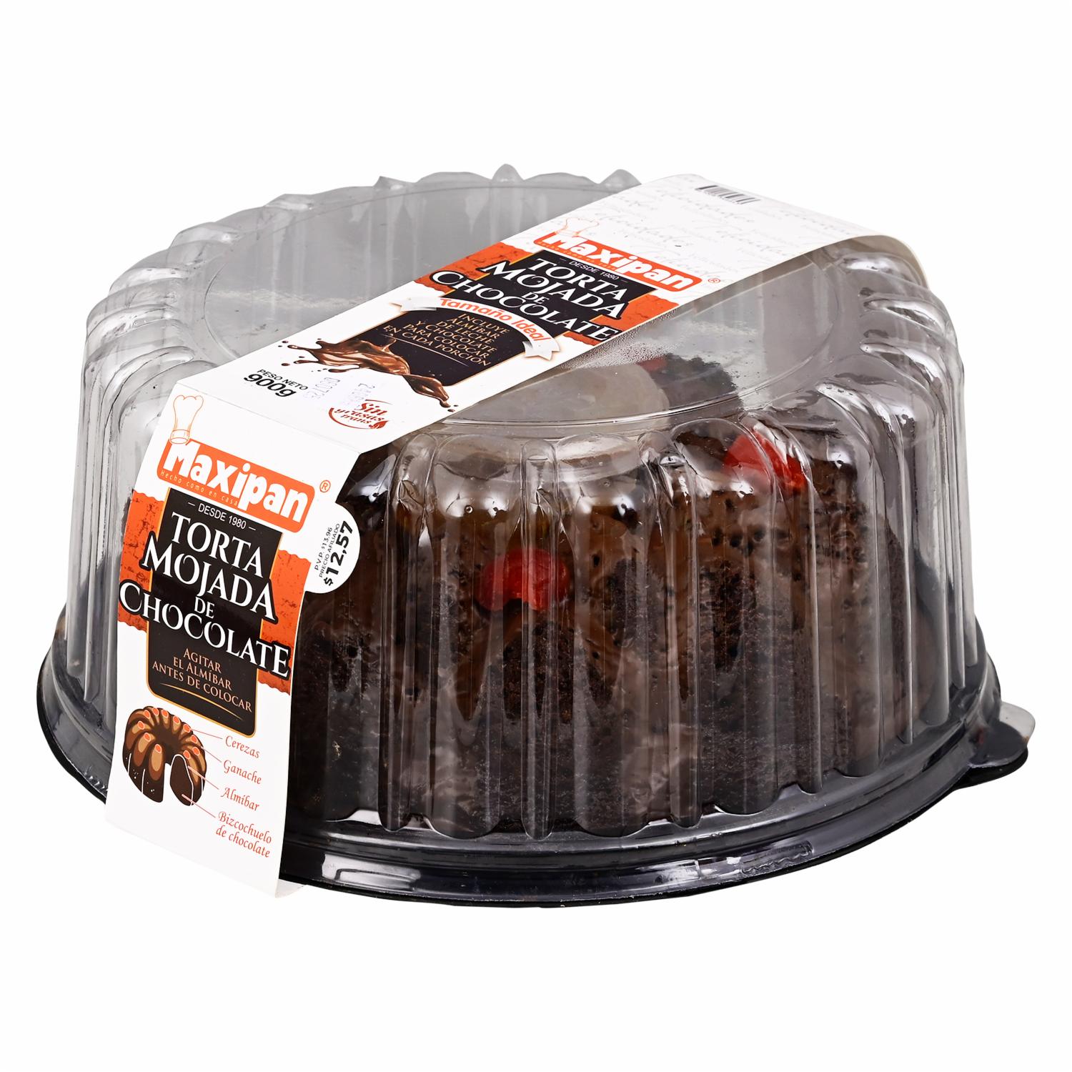 Torta Mojada Chocolate Tamaño Ideal MAXIPAN 900G