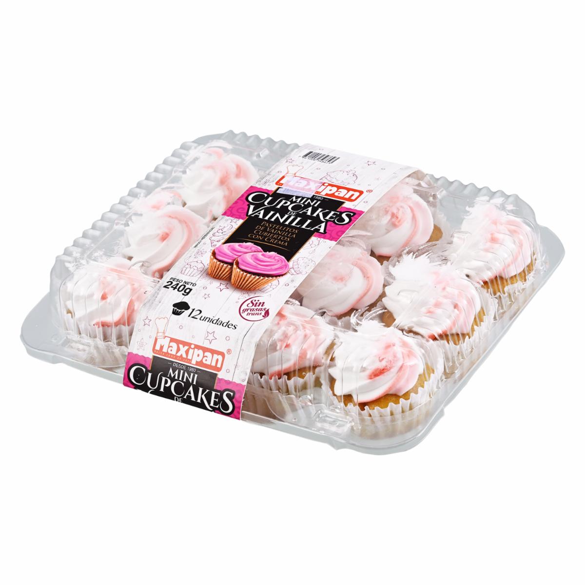 Mini Cupcake Sabor A Vainilla MAXIPAN 240  G