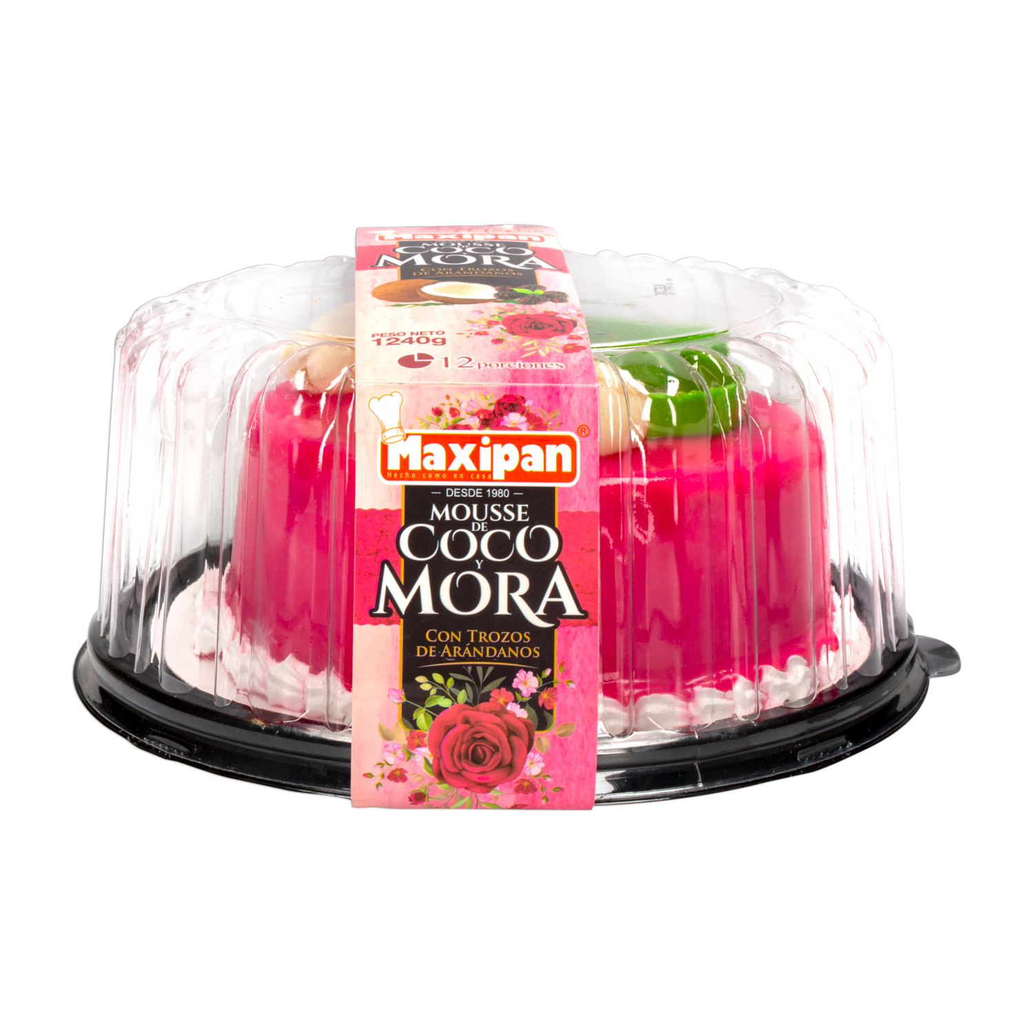 Mousse De Vainilla Y Frutos Rojos MAXIPAN 1240 G