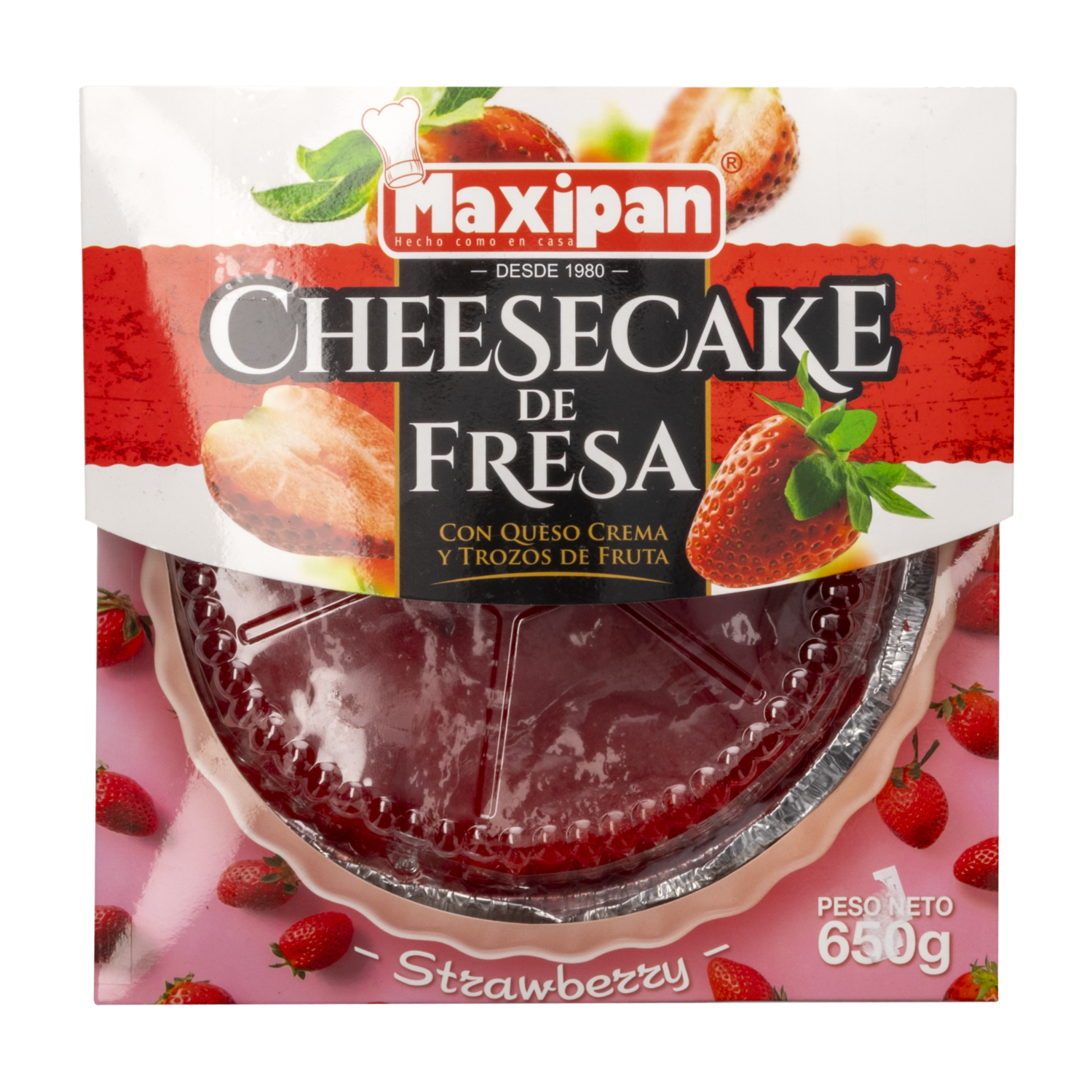 Cheesecake Fresa MAXIPAN 650 G