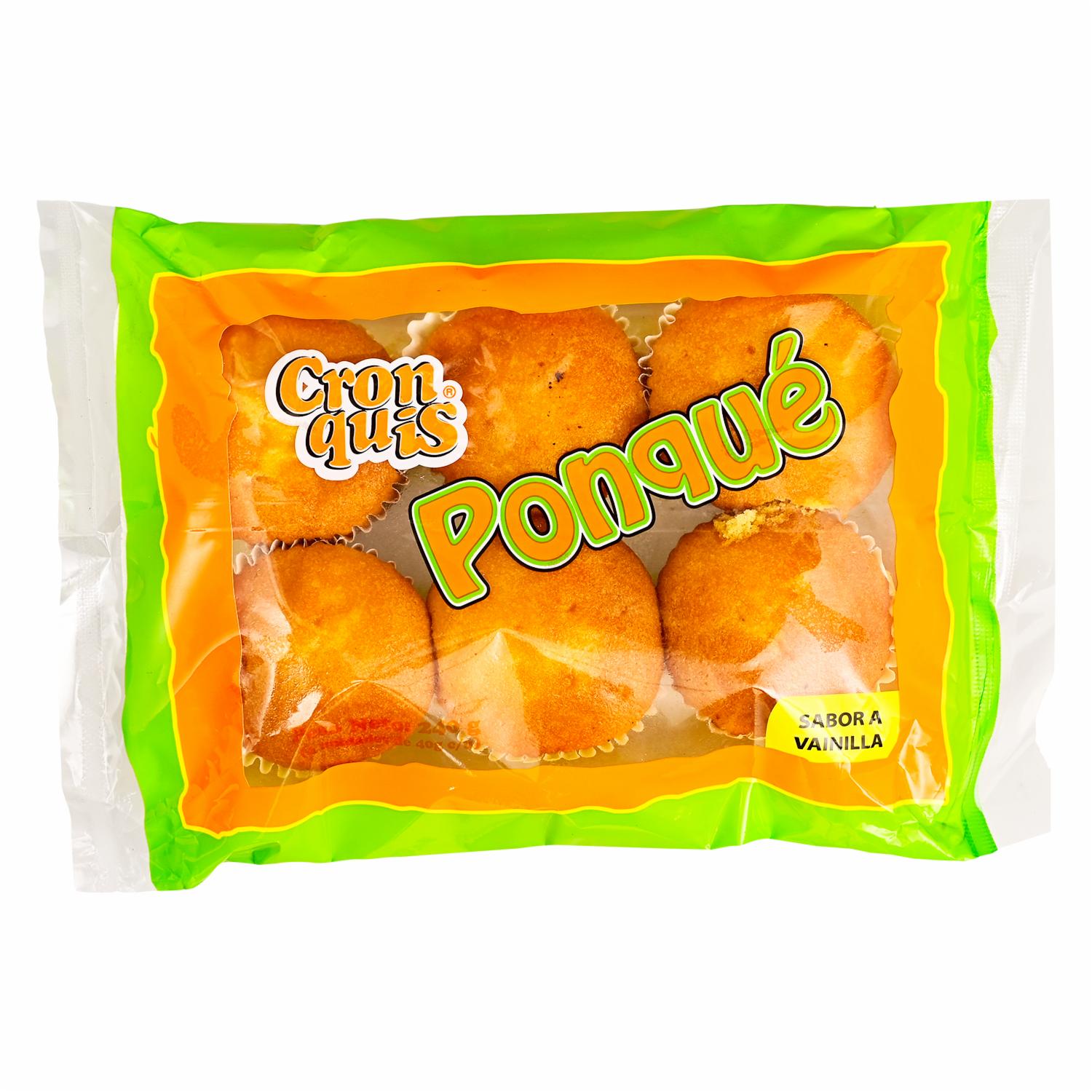 Ponqué De Vainilla CRON QUIS 240 G